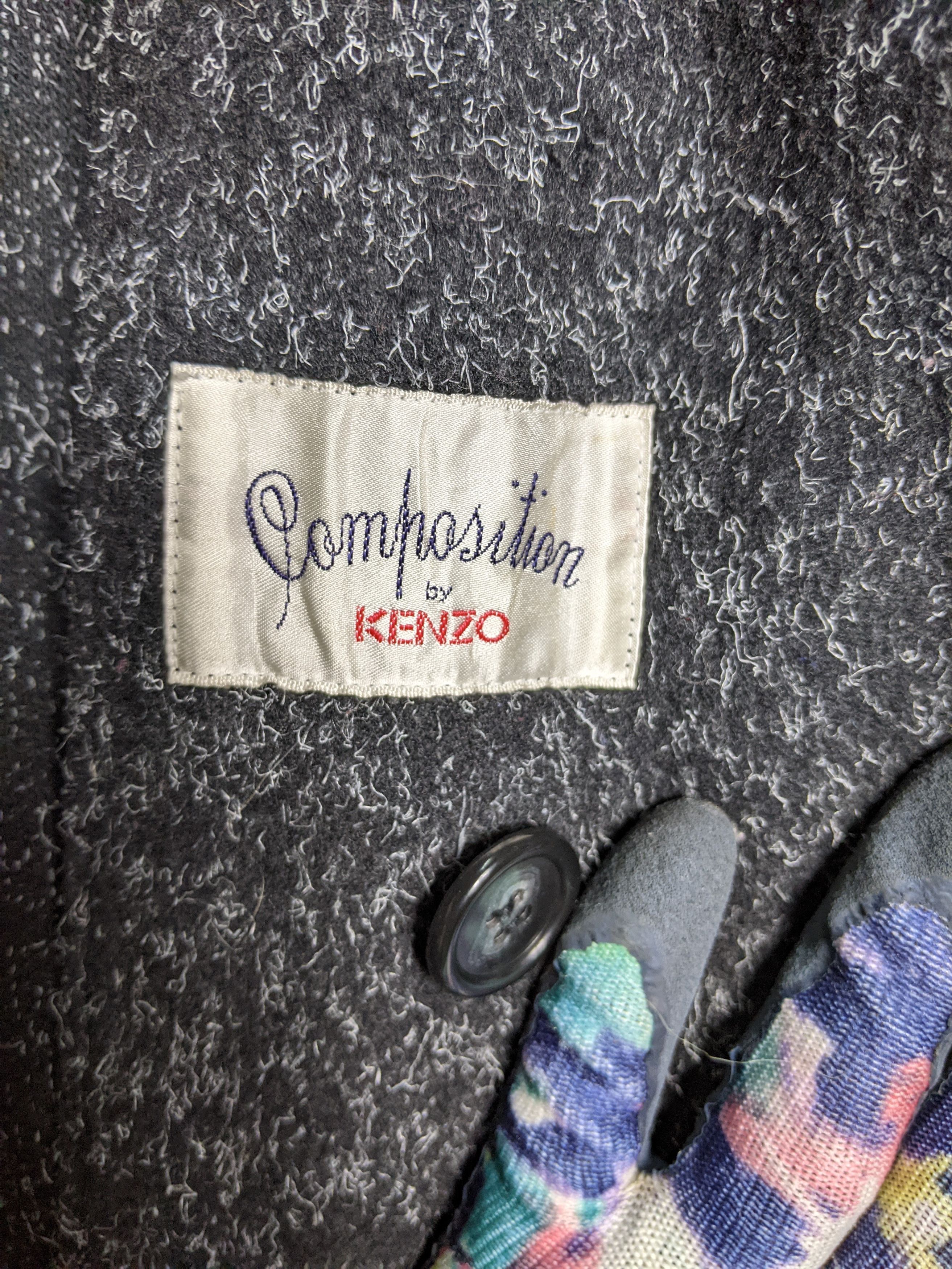 Kenzo Gcw23💥Vintage kenzo camposition button light jaket Size US L / EU 52-54 / 3 - 5 Thumbnail