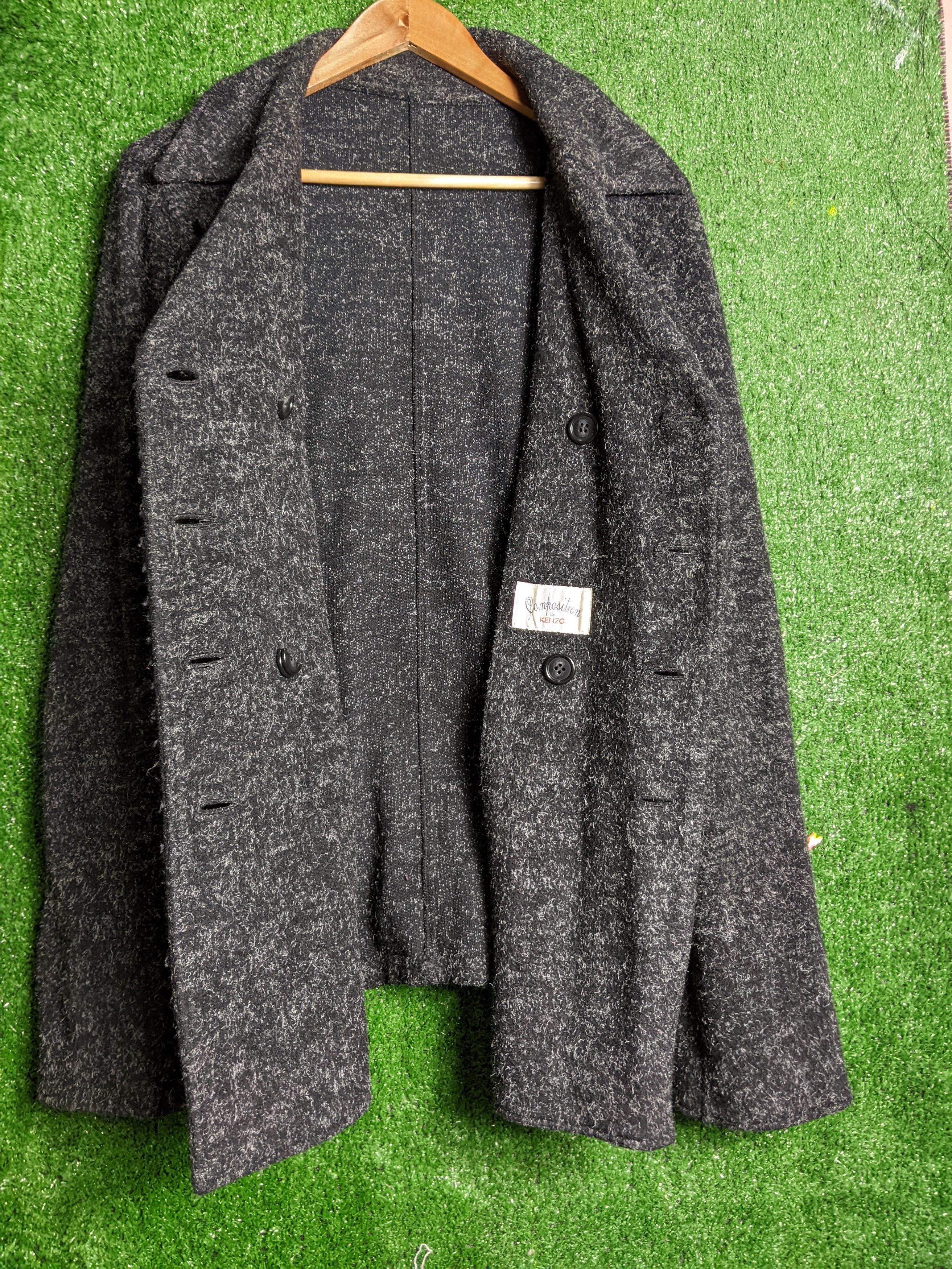 Kenzo Gcw23💥Vintage kenzo camposition button light jaket Size US L / EU 52-54 / 3 - 6 Thumbnail