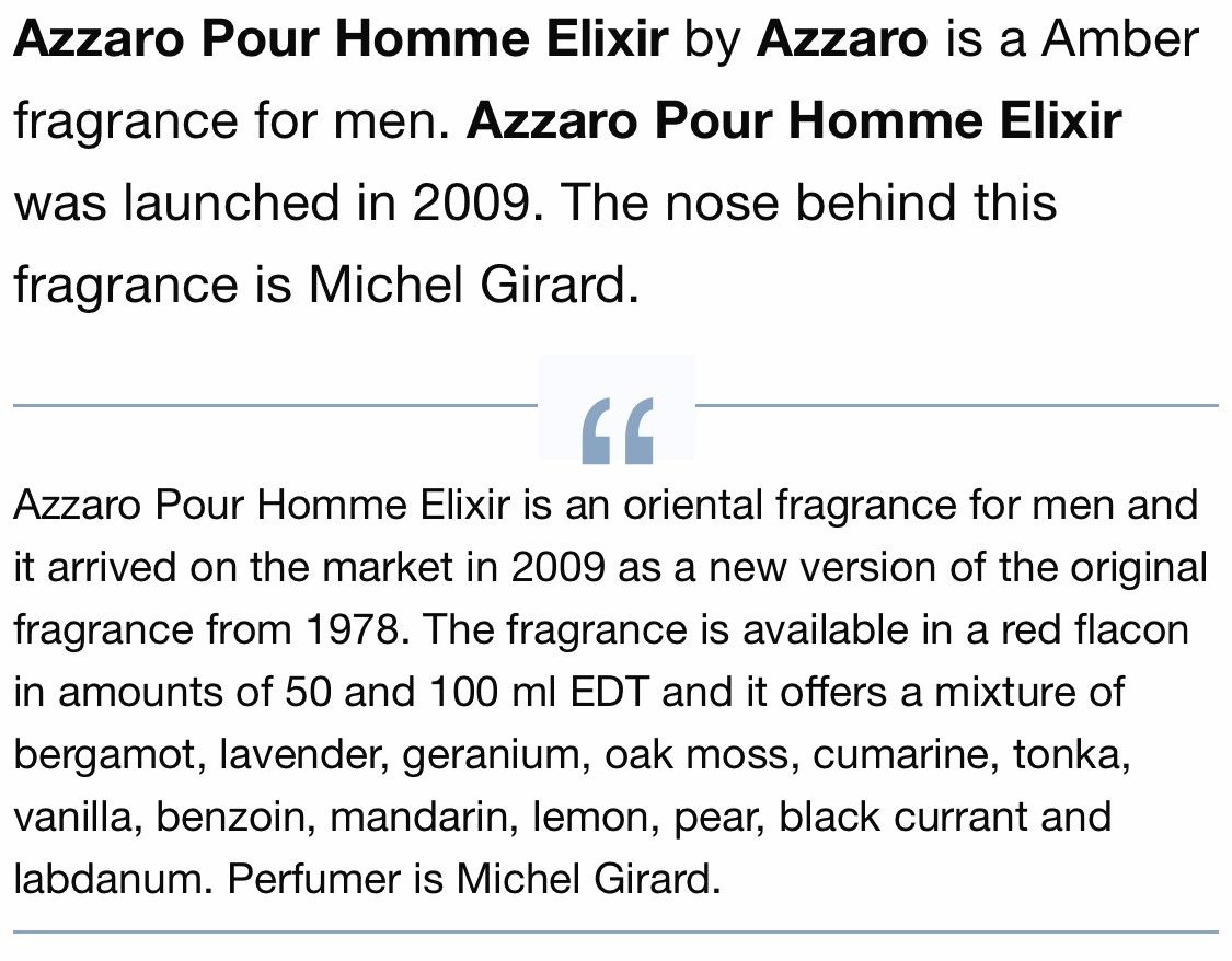 Azzaro × Designer *RARE* Azzaro Pour Homme Elixir EDT Cologne Perfume Size ONE SIZE - 4 Thumbnail