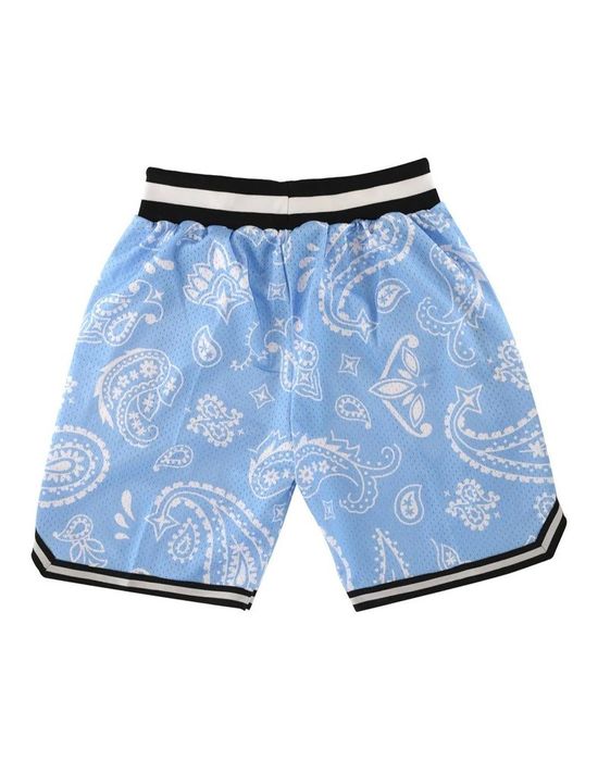 Paisley Basketball Shorts University Blue 