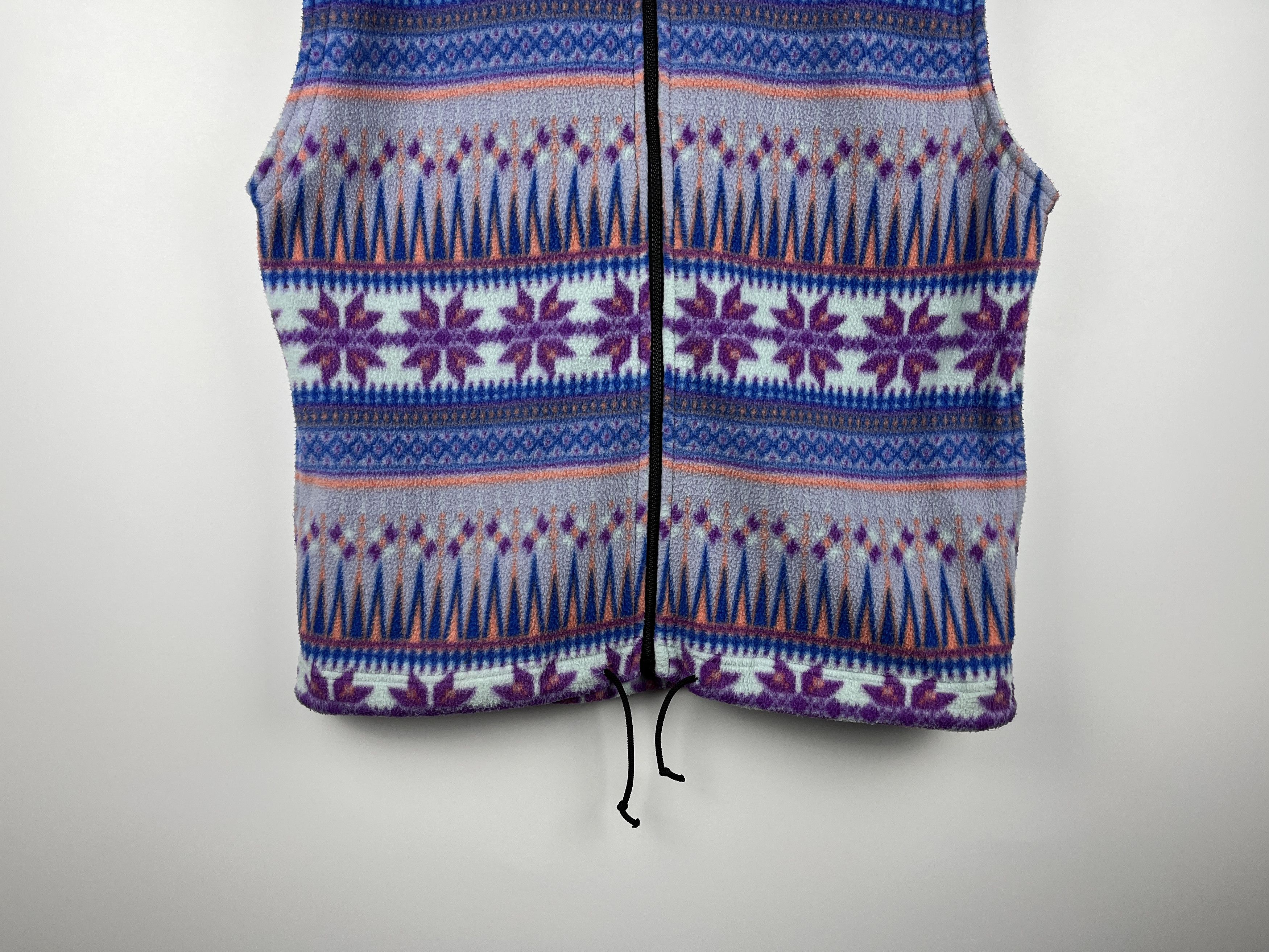 Vintage 90's F.lli Campagnolo Vintage Aztec Abstract Fleece Vest Size US L / EU 52-54 / 3 - 4 Thumbnail