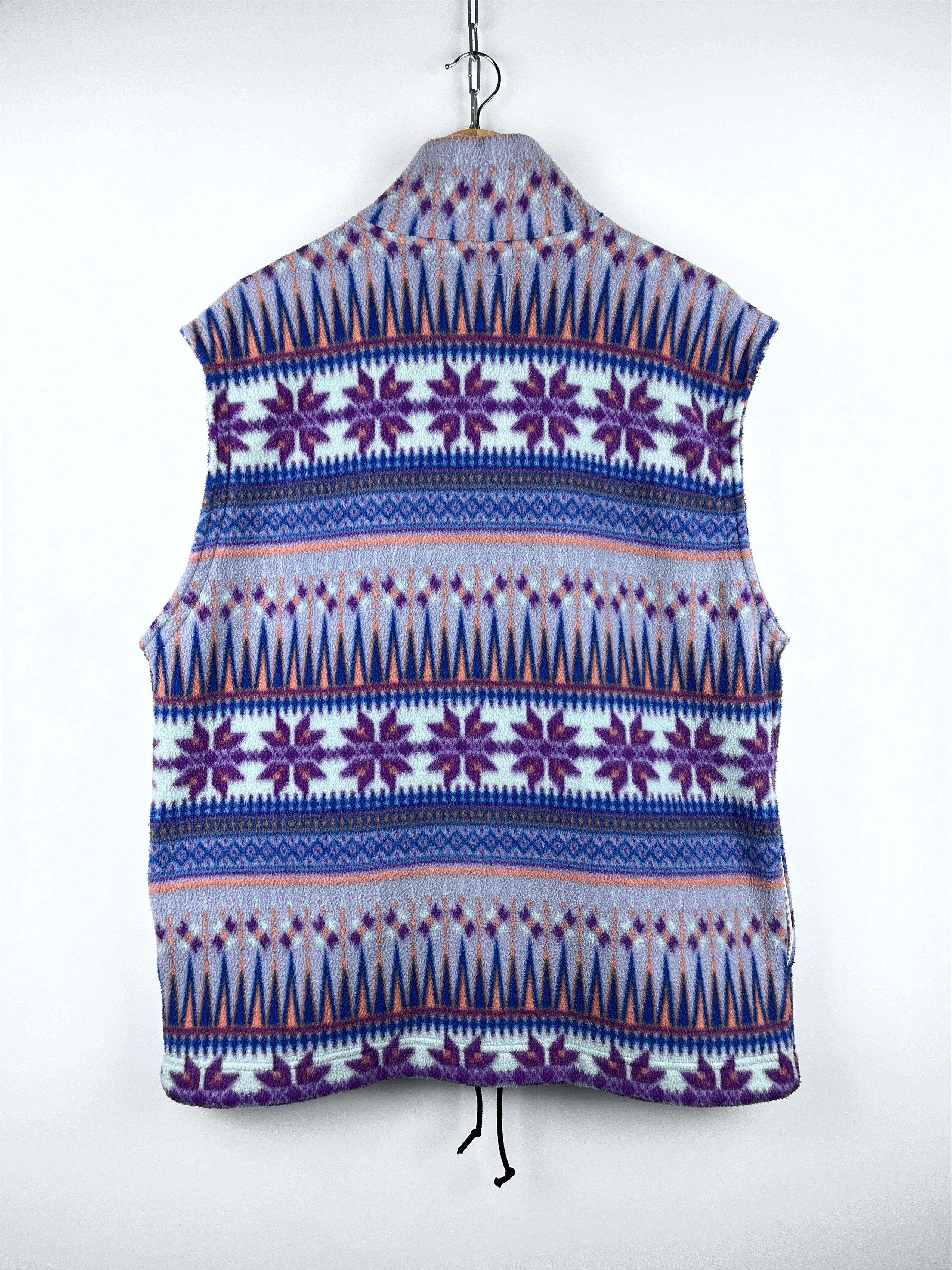 Vintage 90's F.lli Campagnolo Vintage Aztec Abstract Fleece Vest Size US L / EU 52-54 / 3 - 5 Thumbnail