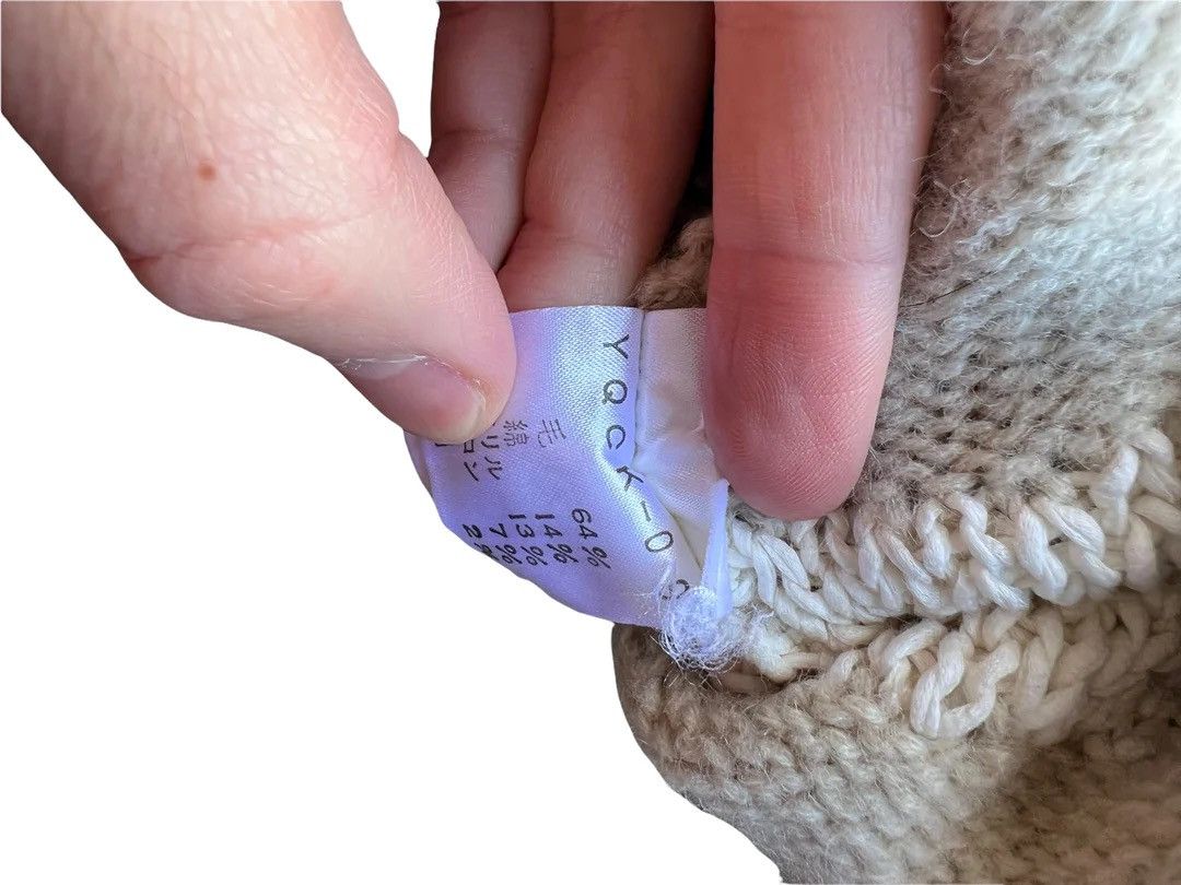 Yoshiyuki Konishi Hand Knit Patch Swab Rugs Sweater Size US S / EU 44-46 / 1 - 7 Thumbnail