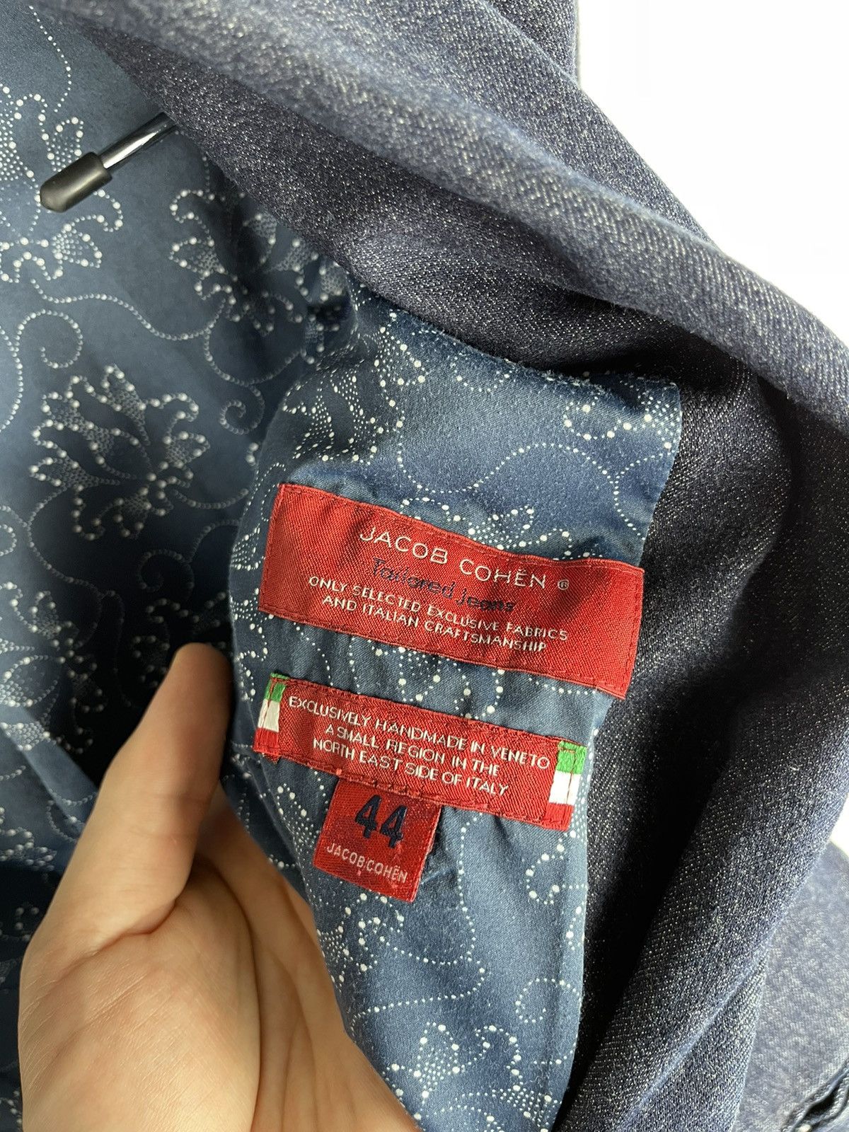 Jacob Cohen Jacob Cohen womens denim blazer jacket 1 button Size M / US 6-8 / IT 42-44 - 12 Thumbnail