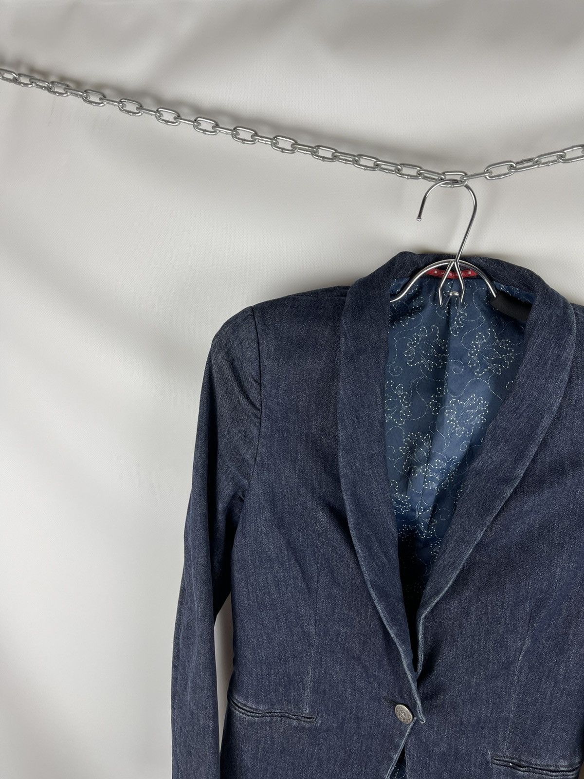 Jacob Cohen Jacob Cohen womens denim blazer jacket 1 button Size M / US 6-8 / IT 42-44 - 3 Thumbnail