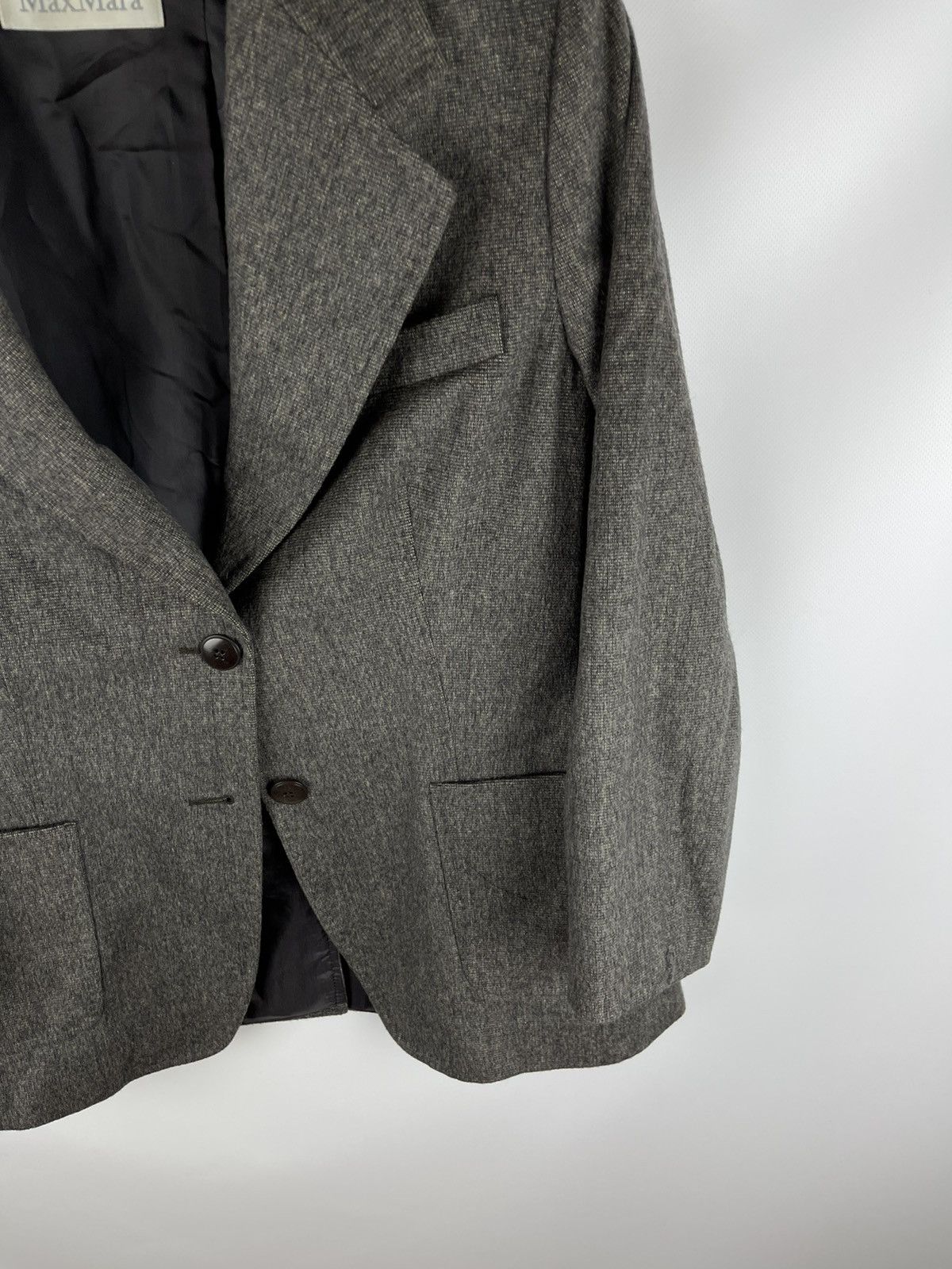 Max Mara Max Mara wool angora 2 button blazer jacket womens Size XL / US 12-14 / IT 48-50 - 5 Thumbnail