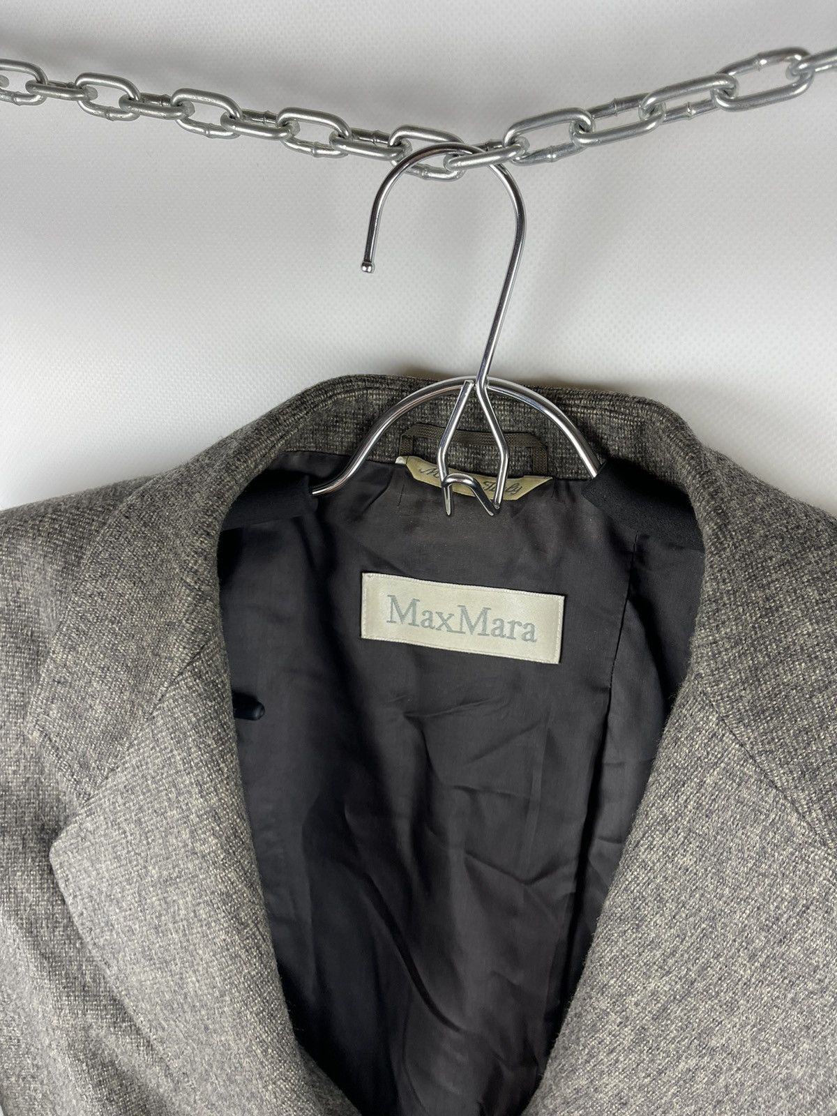 Max Mara Max Mara wool angora 2 button blazer jacket womens Size XL / US 12-14 / IT 48-50 - 6 Thumbnail