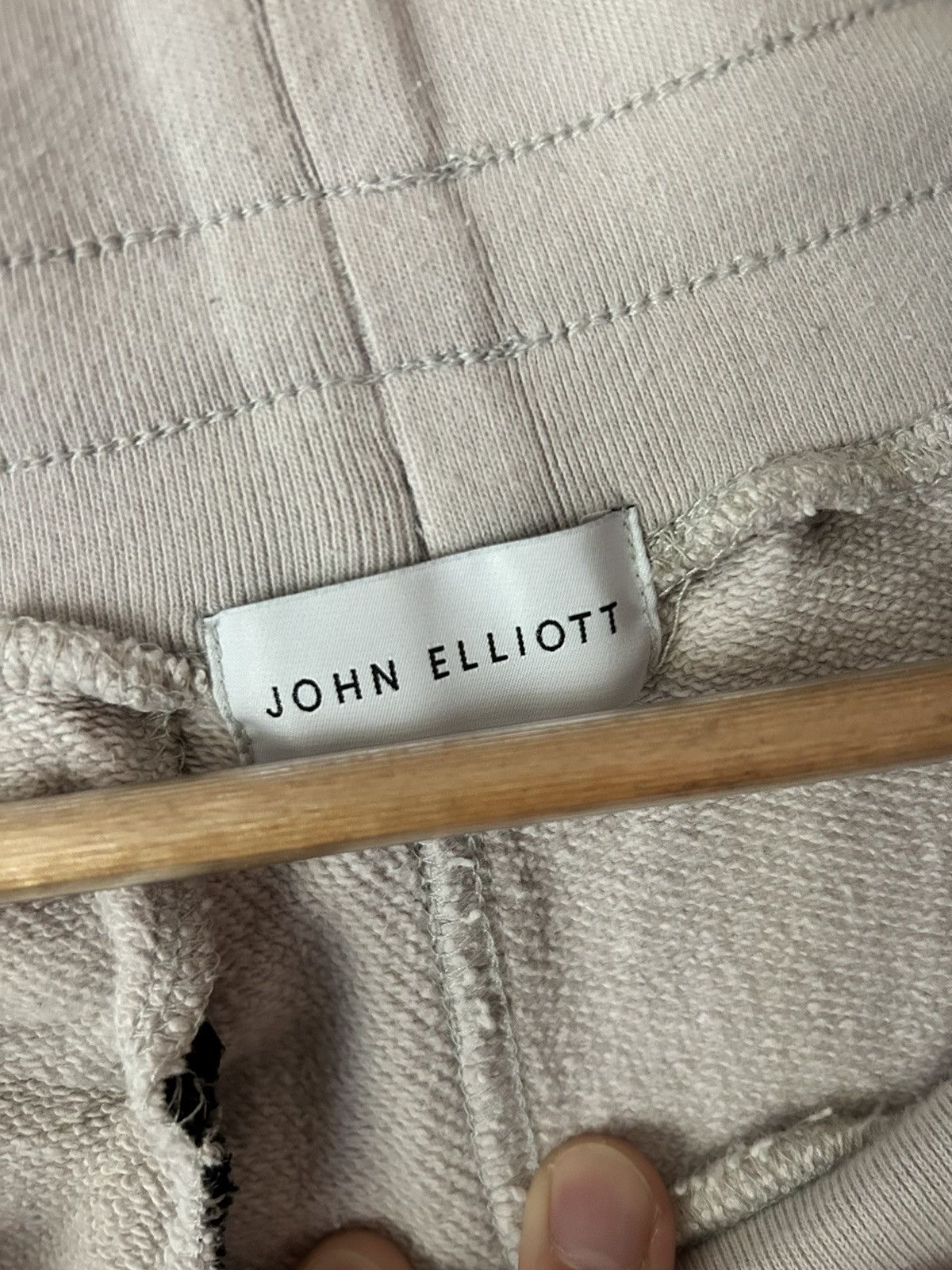 John Elliott John Elliott Cream Sweatpants Size US 30 / EU 46 - 5 Thumbnail