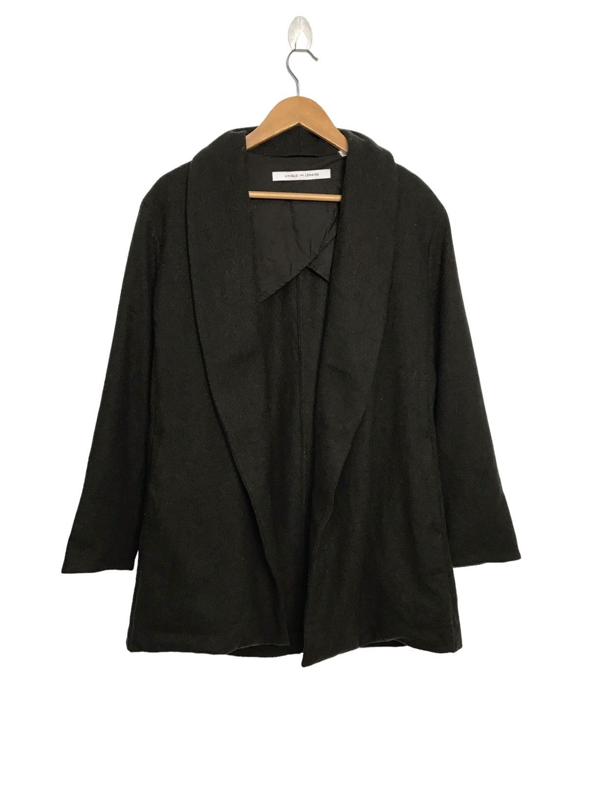 Japanese Brand × Lemaire Uniqlo And Lemaire Cardigan Dark Green wool Coat Size US M / EU 48-50 / 2 - 1 Thumbnail