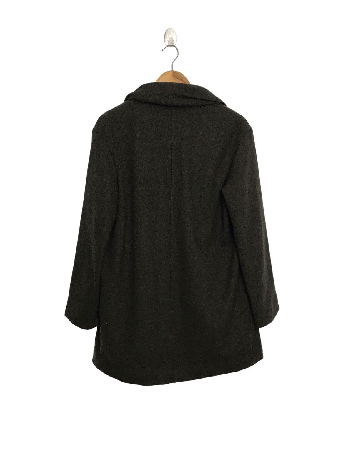 Japanese Brand × Lemaire Uniqlo And Lemaire Cardigan Dark Green wool Coat Size US M / EU 48-50 / 2 - 4 Thumbnail