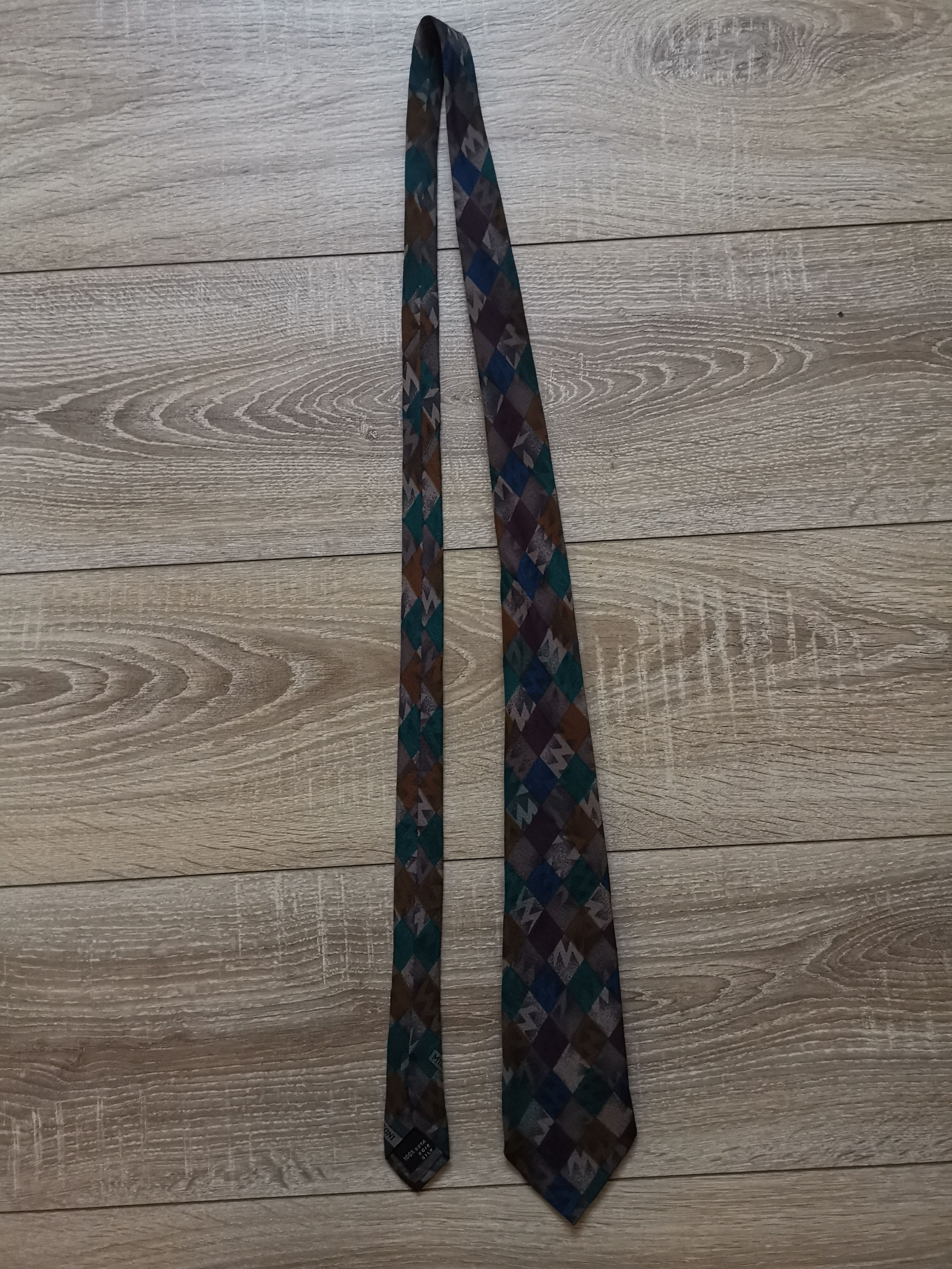 Missoni Missoni monogram multicolor silk necktie Size ONE SIZE - 2 Thumbnail
