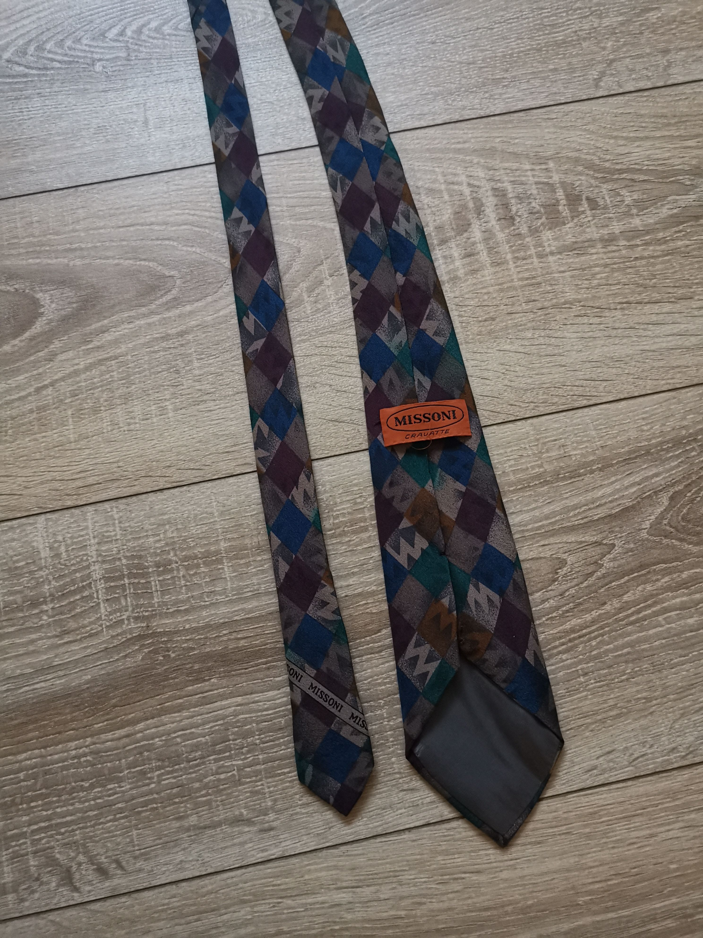 Missoni Missoni monogram multicolor silk necktie Size ONE SIZE - 3 Thumbnail