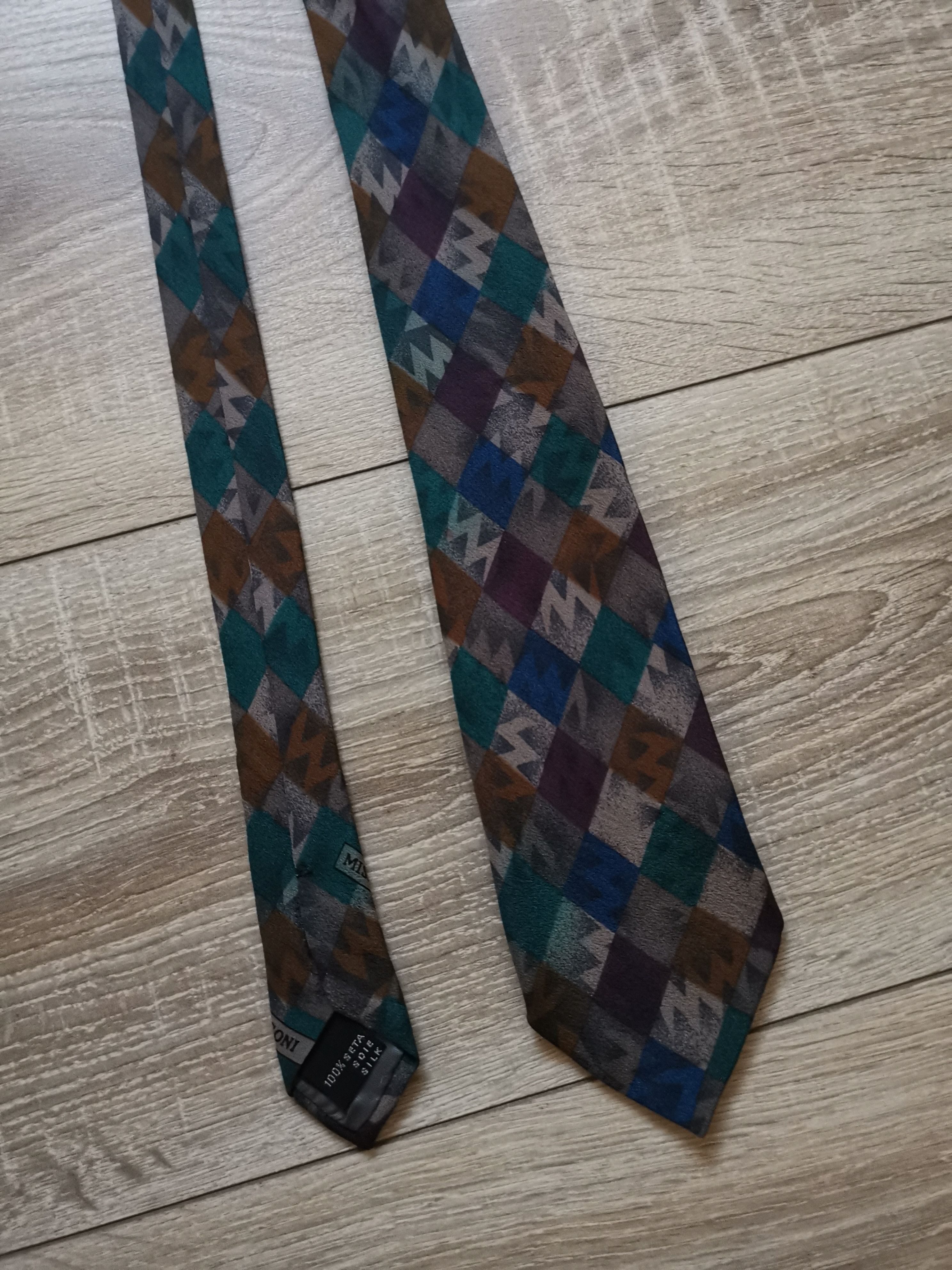 Missoni Missoni monogram multicolor silk necktie Size ONE SIZE - 1 Thumbnail