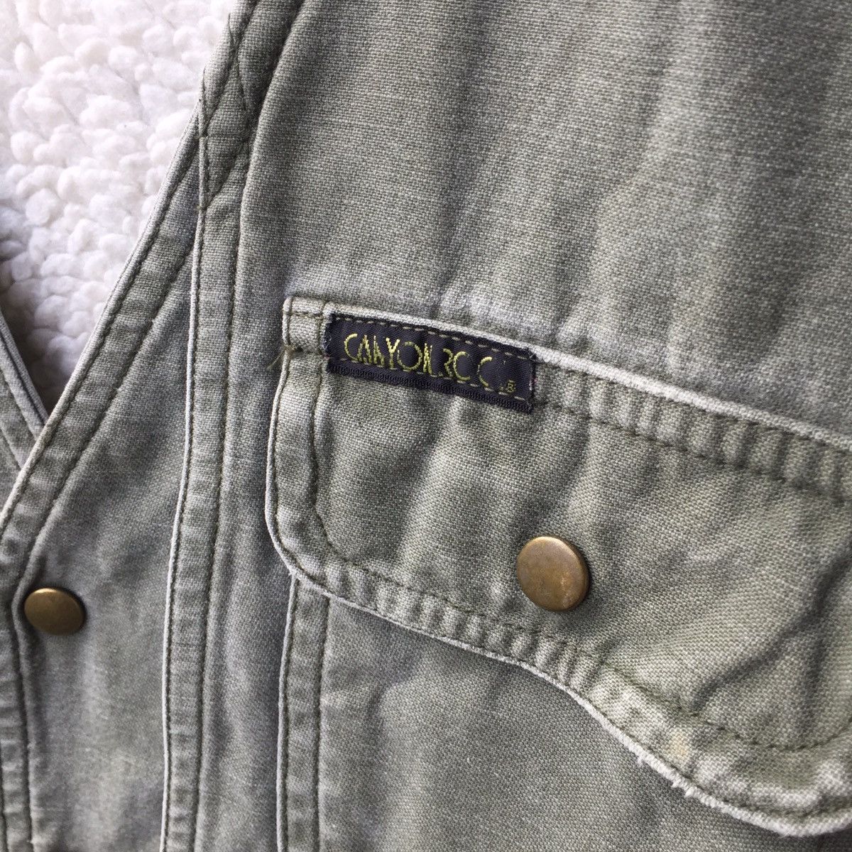 Japanese Brand Vintage Canyon Rock Tactical Pocket Sherpa Lining Vest Size US M / EU 48-50 / 2 - 8 Thumbnail