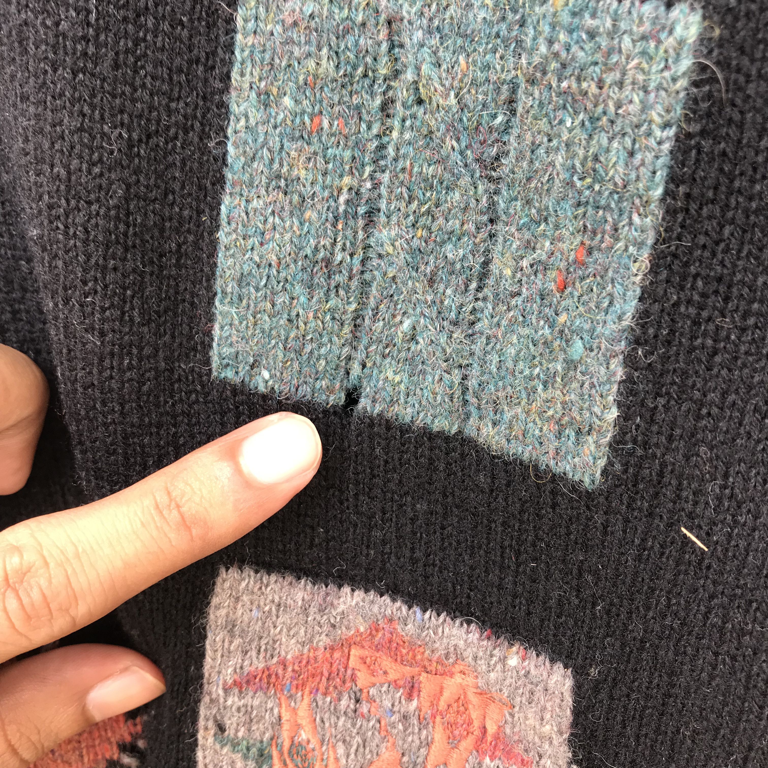 Japanese Brand Vintage MonsieurParis Knitwear Jumper Sweater Patches Style Size US L / EU 52-54 / 3 - 11 Thumbnail