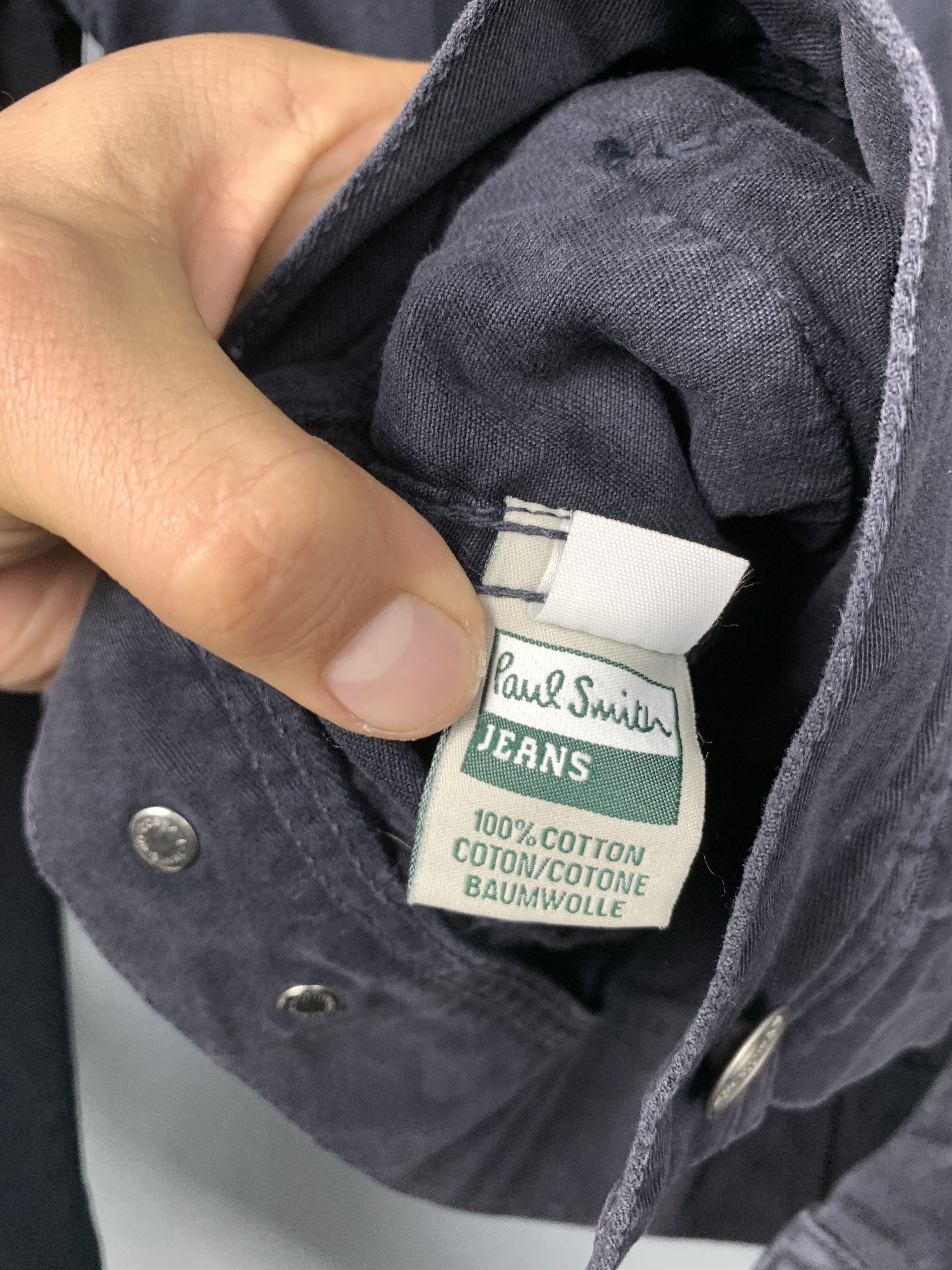 Paul Smith × Vintage Paul Smith London Vintage Mens Denim Jacket Size US M / EU 48-50 / 2 - 5 Thumbnail