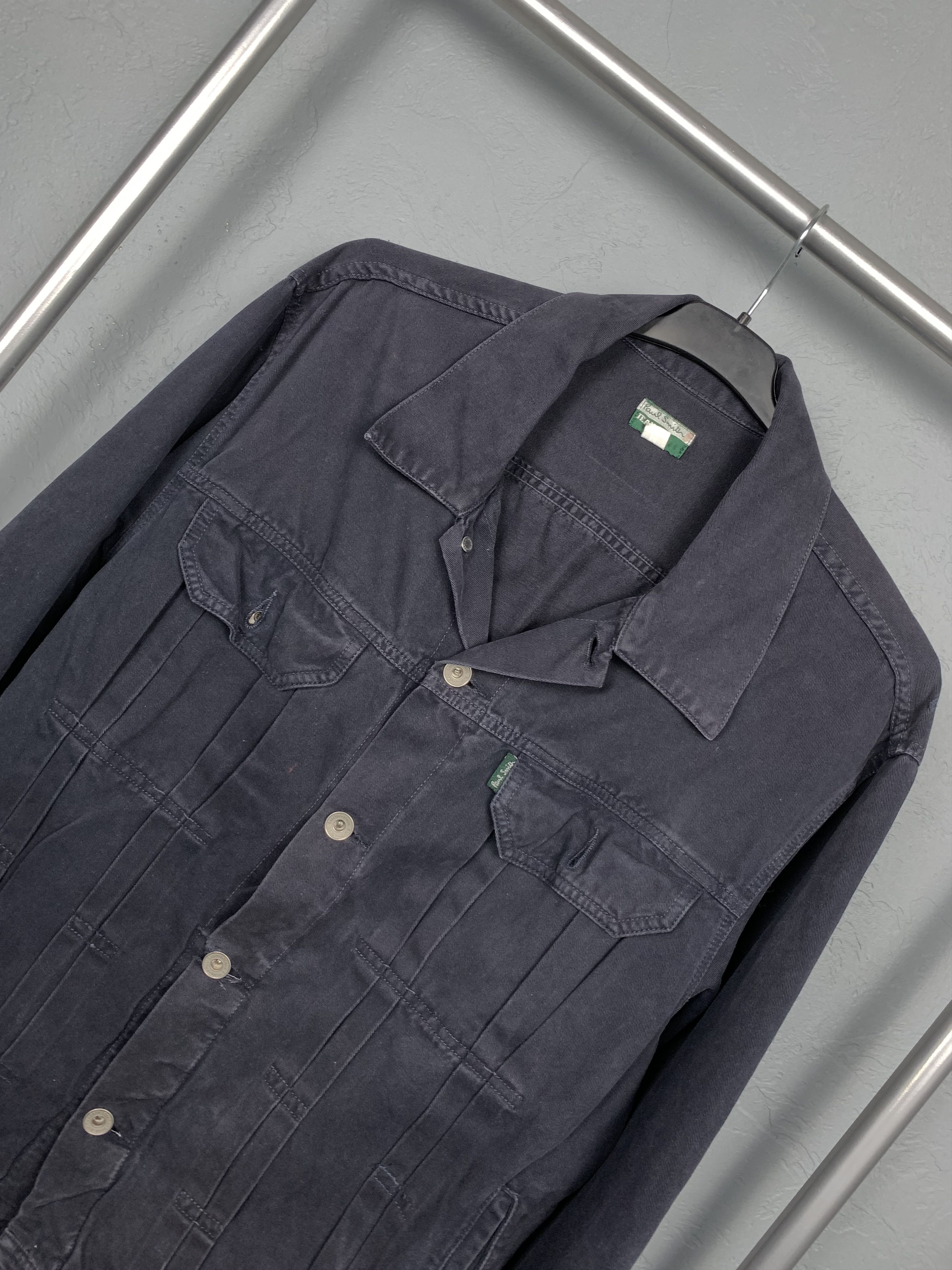 Paul Smith × Vintage Paul Smith London Vintage Mens Denim Jacket Size US M / EU 48-50 / 2 - 2 Thumbnail