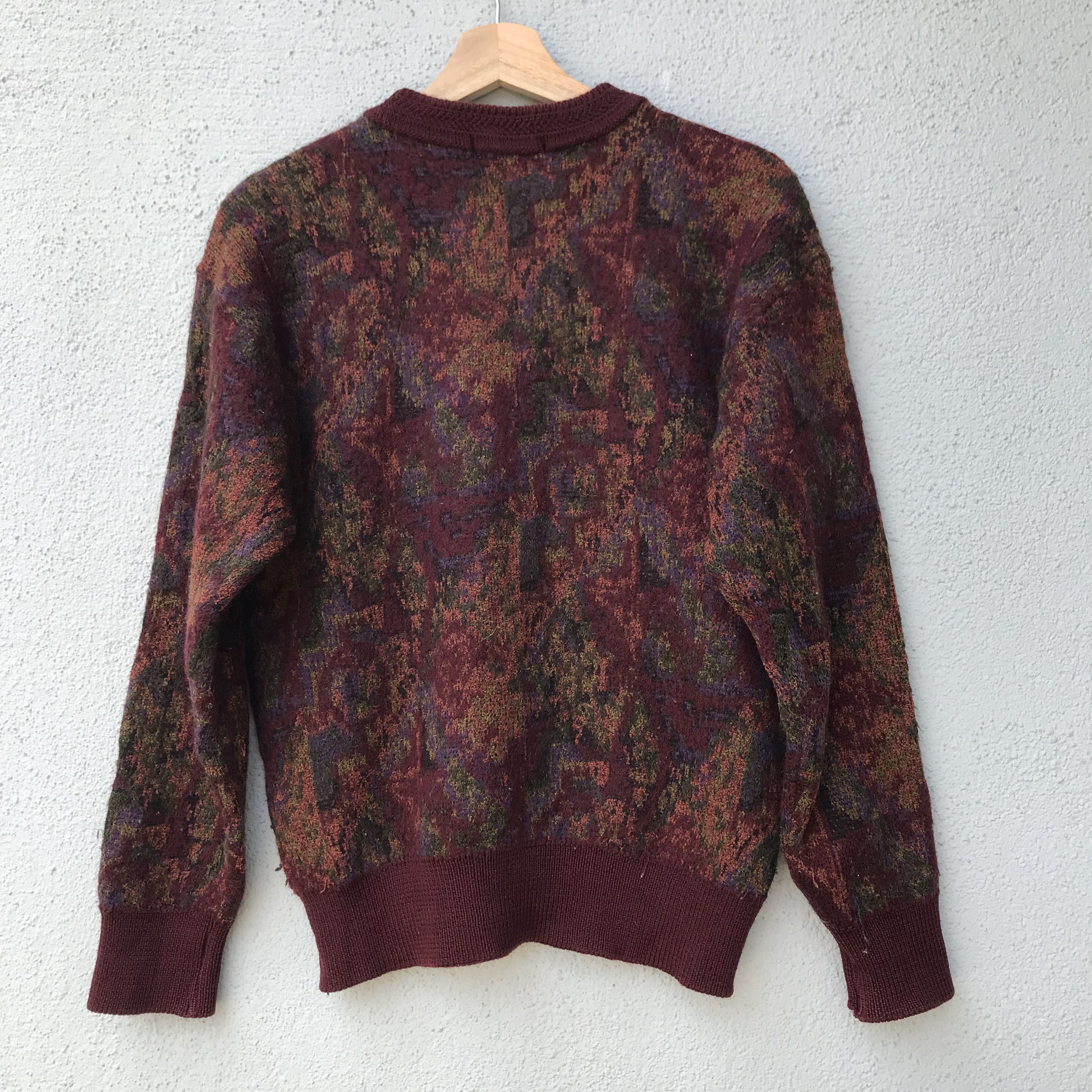 Aran Isles Knitwear Vintage Destinare Pullover Colourful Art Knitwear Sweater Size US M / EU 48-50 / 2 - 12 Thumbnail