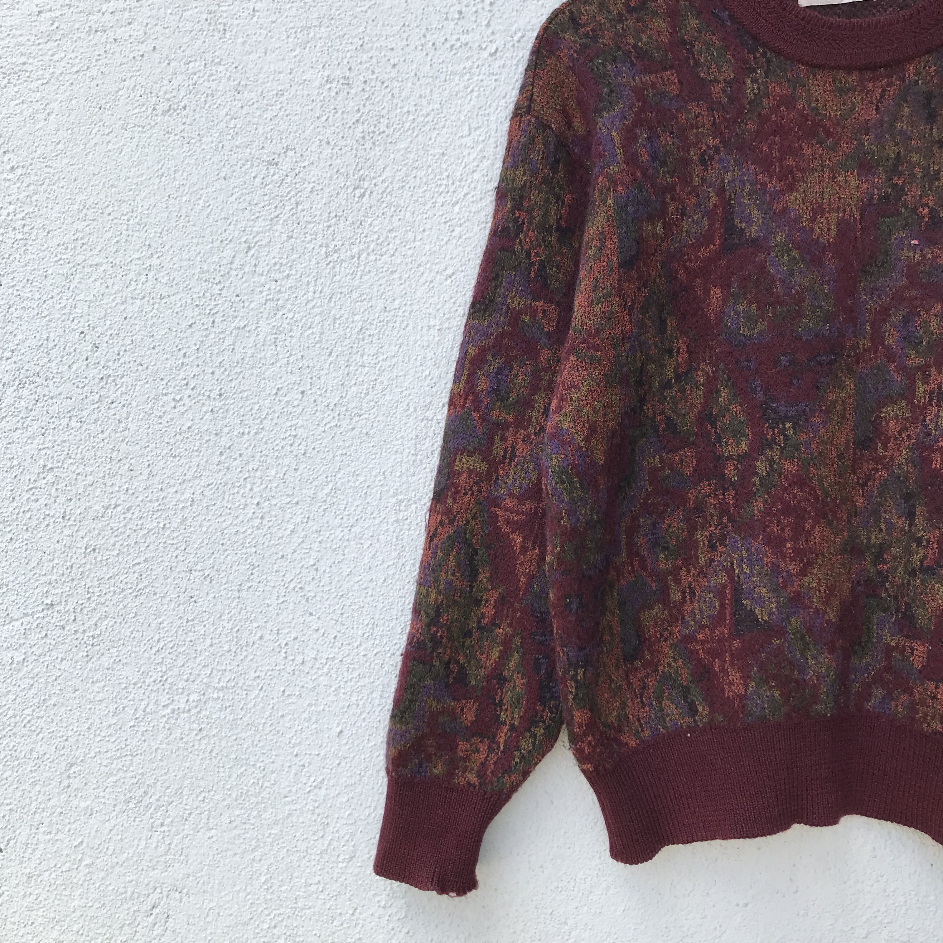 Aran Isles Knitwear Vintage Destinare Pullover Colourful Art Knitwear Sweater Size US M / EU 48-50 / 2 - 4 Thumbnail