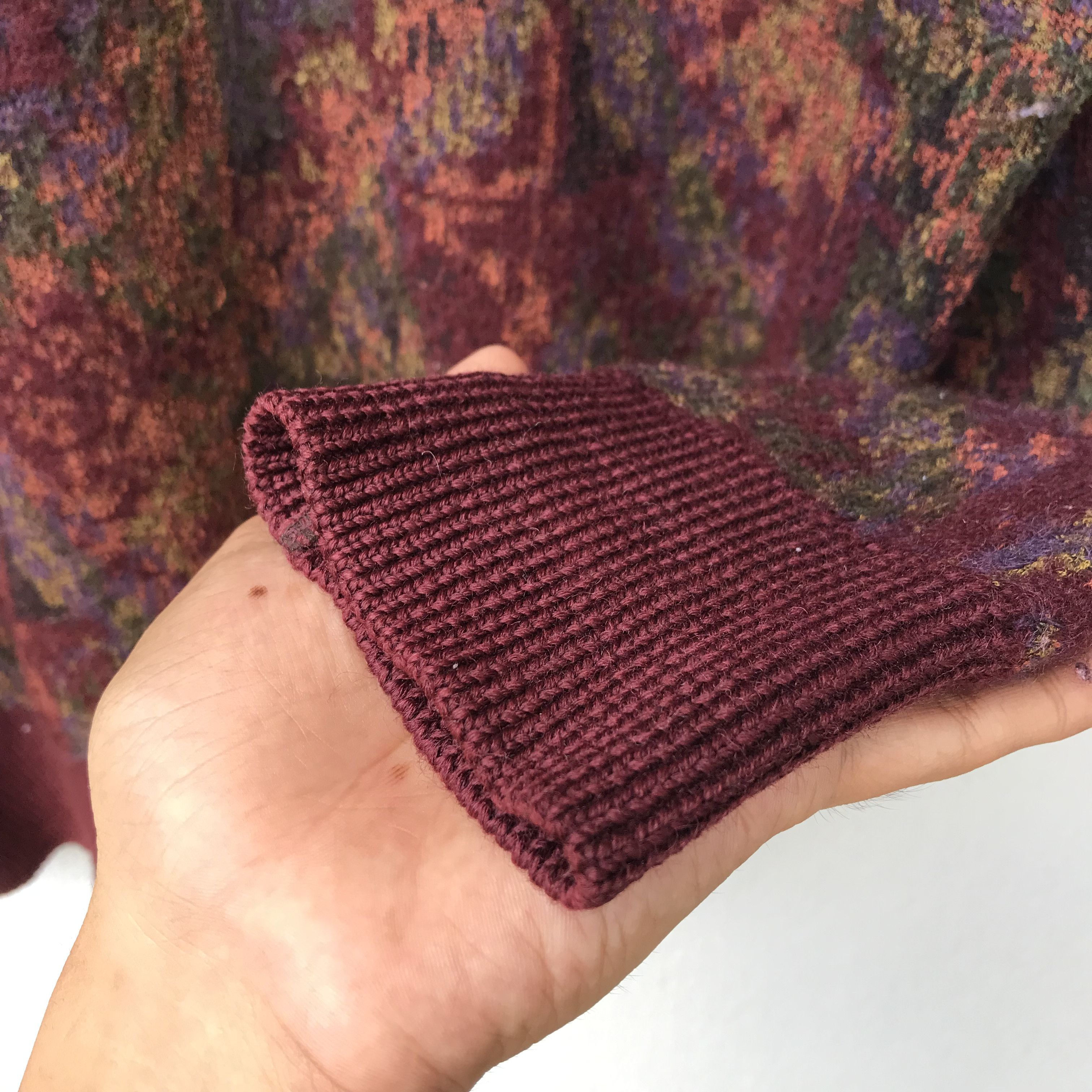 Aran Isles Knitwear Vintage Destinare Pullover Colourful Art Knitwear Sweater Size US M / EU 48-50 / 2 - 7 Thumbnail