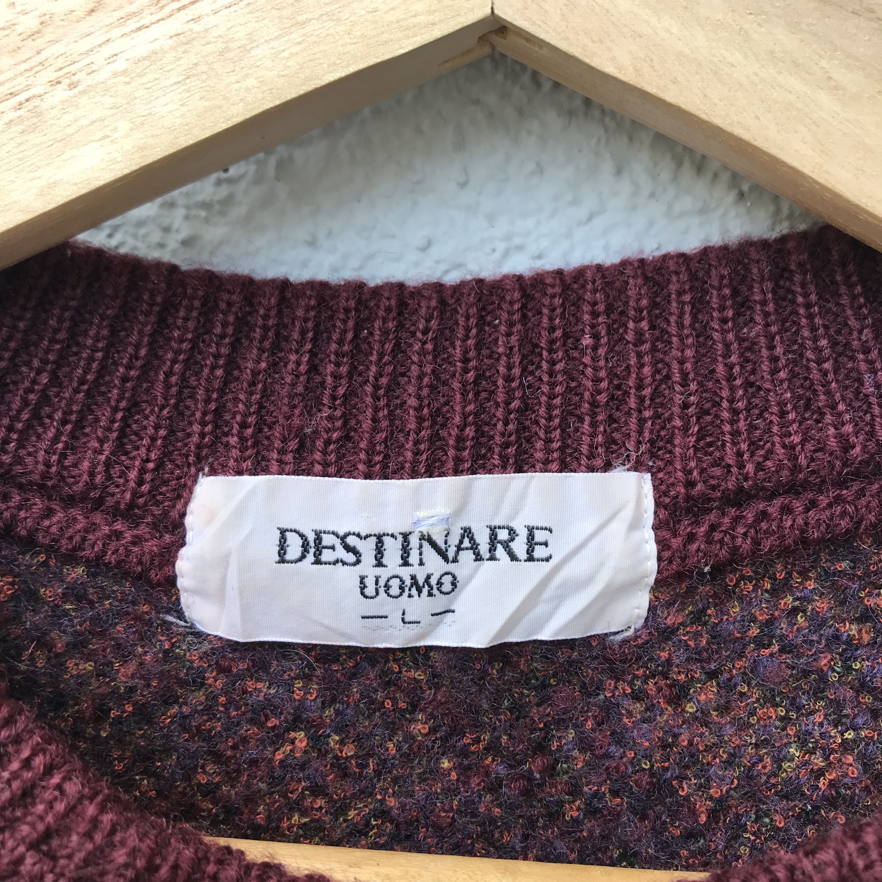 Aran Isles Knitwear Vintage Destinare Pullover Colourful Art Knitwear Sweater Size US M / EU 48-50 / 2 - 8 Thumbnail