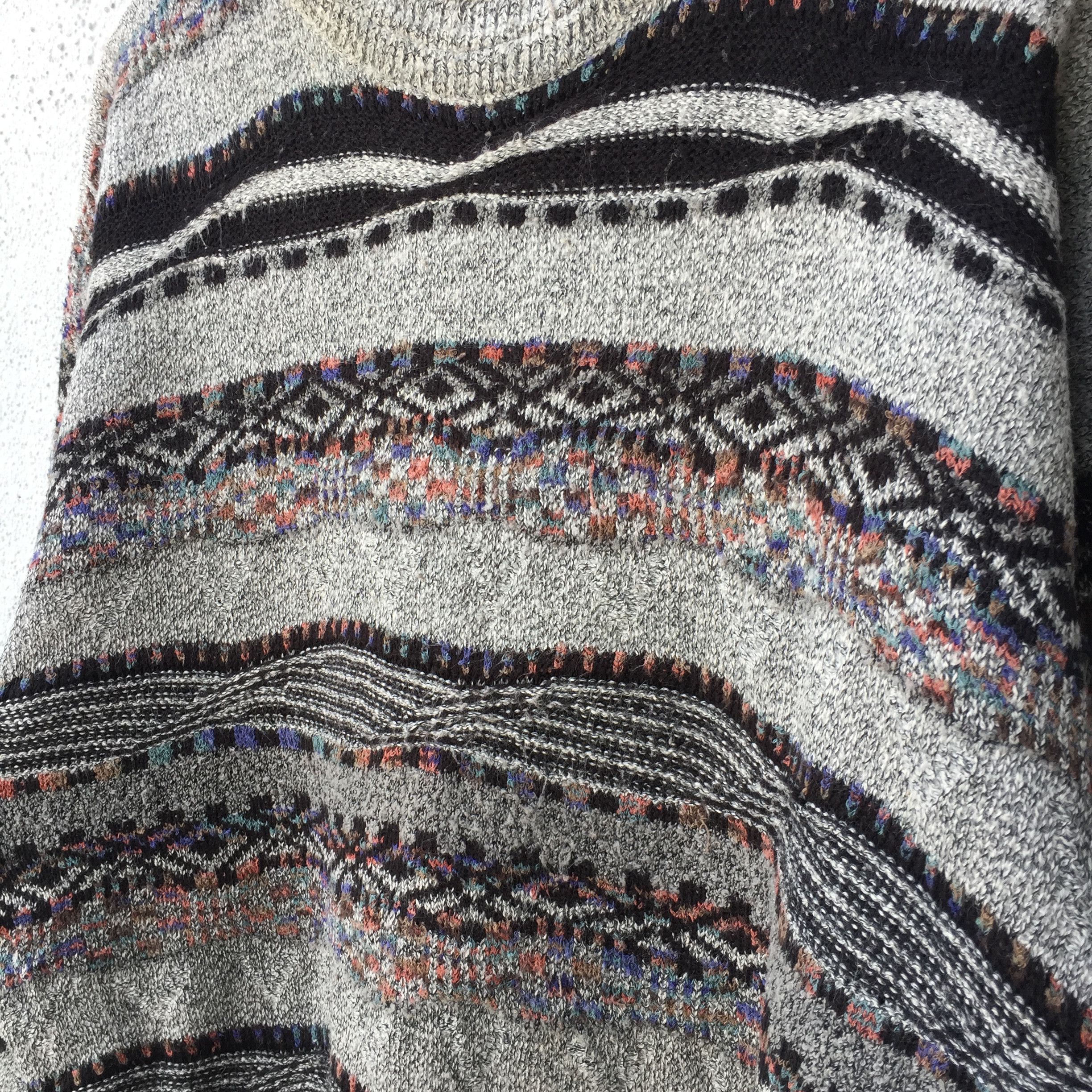 Aran Isles Knitwear Vintage Louis Pitand Striped Jumper Knitwear Sweater Size US L / EU 52-54 / 3 - 6 Thumbnail