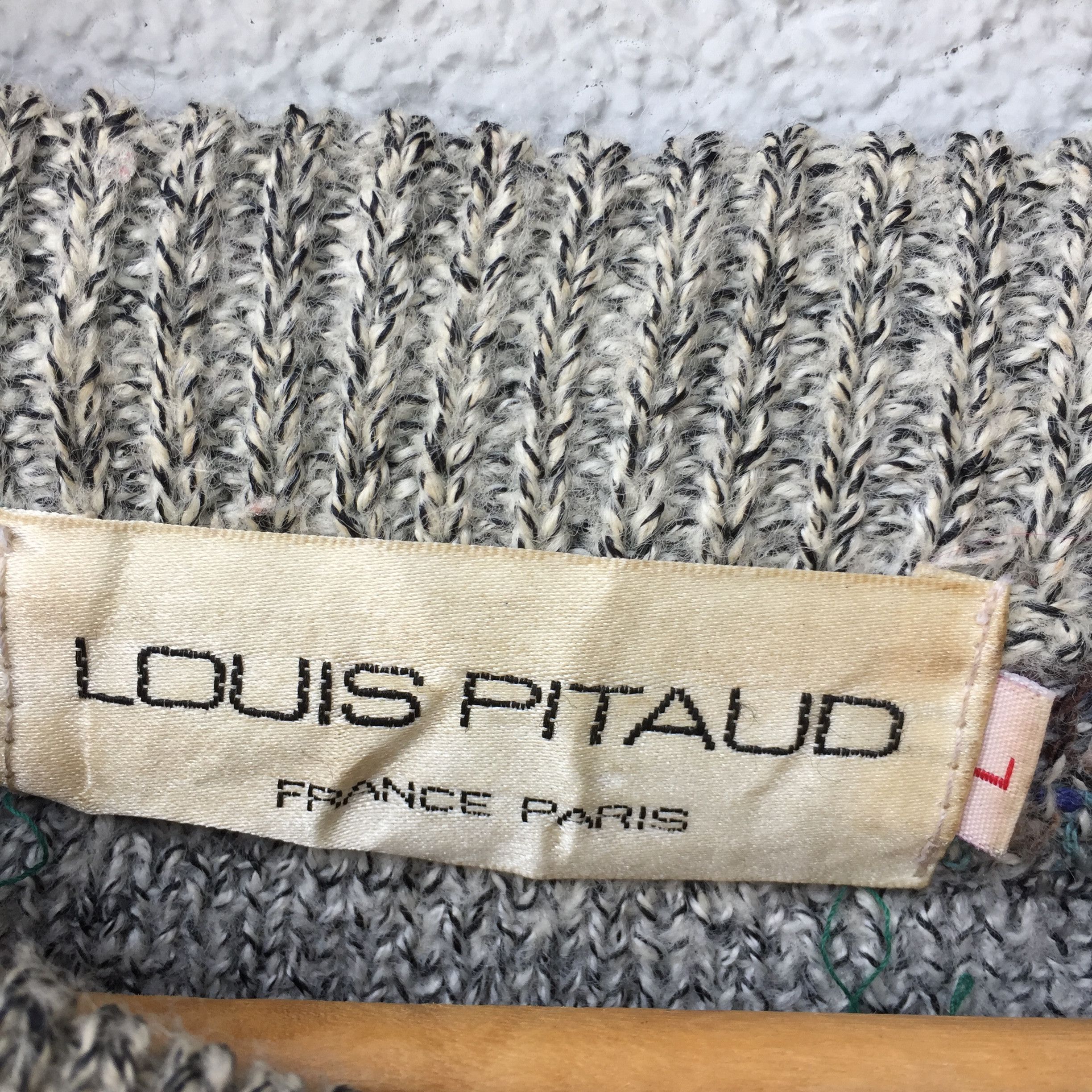 Aran Isles Knitwear Vintage Louis Pitand Striped Jumper Knitwear Sweater Size US L / EU 52-54 / 3 - 8 Thumbnail