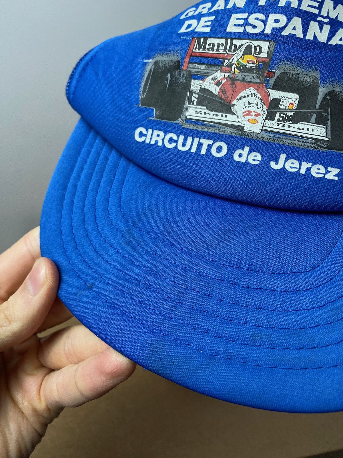 Marlboro × Vintage Vintage Marlboro racing cap blue rare Size ONE SIZE - 4 Thumbnail