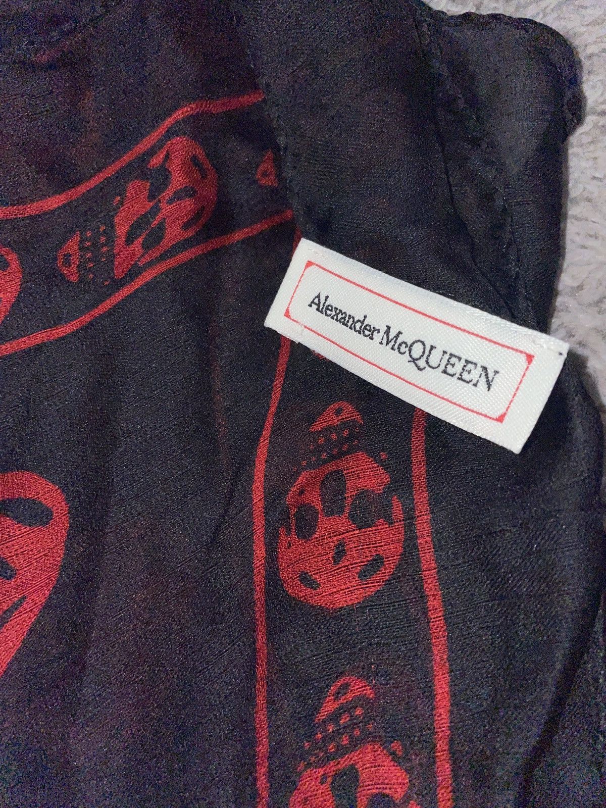 Alexander McQueen Alexander McQueen Skull Scarf Size ONE SIZE - 2 Thumbnail