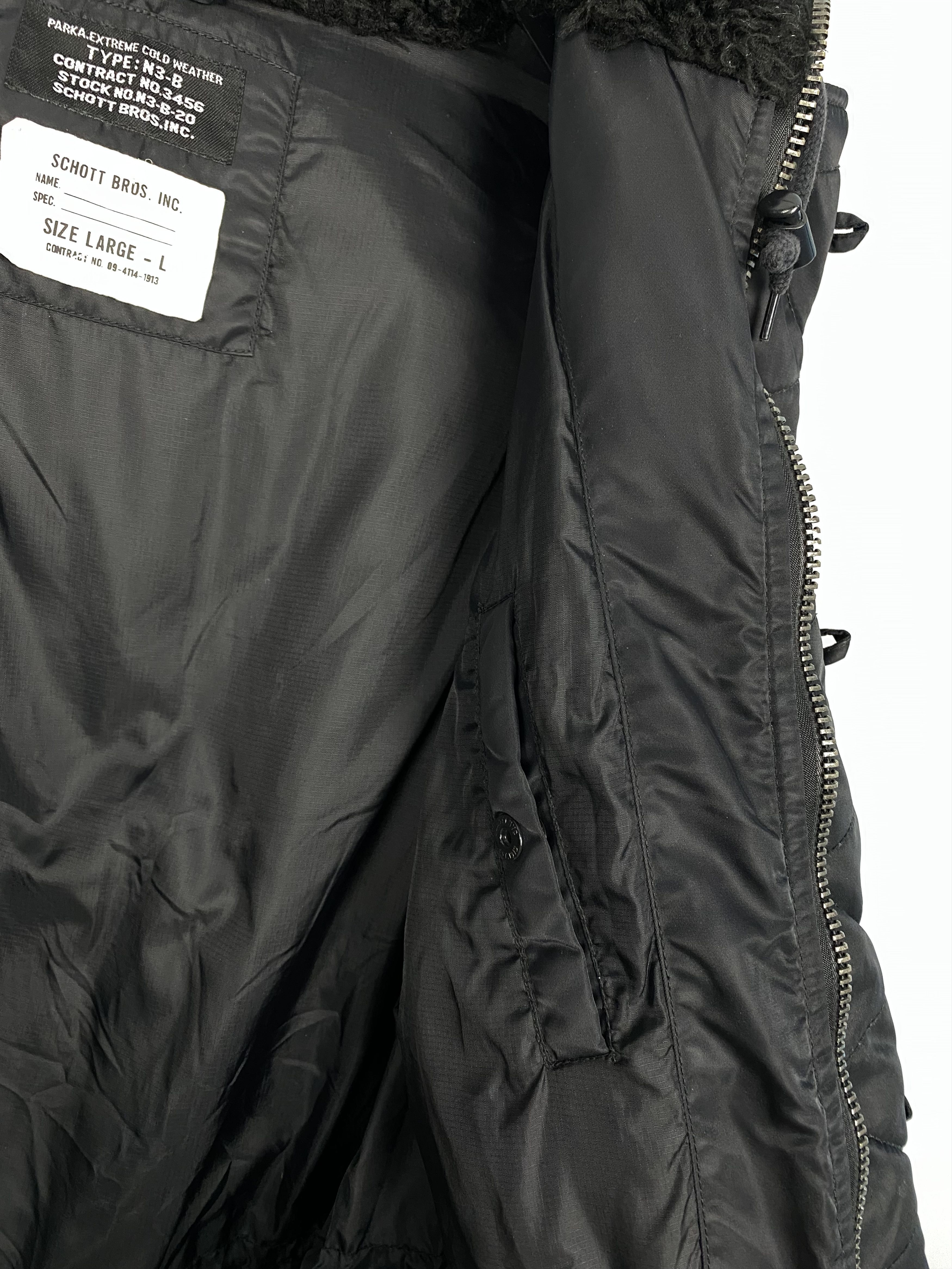 Schott Schott NYC Vintage N3B Extreme Weather Cold Military Parka Size US L / EU 52-54 / 3 - 15 Thumbnail