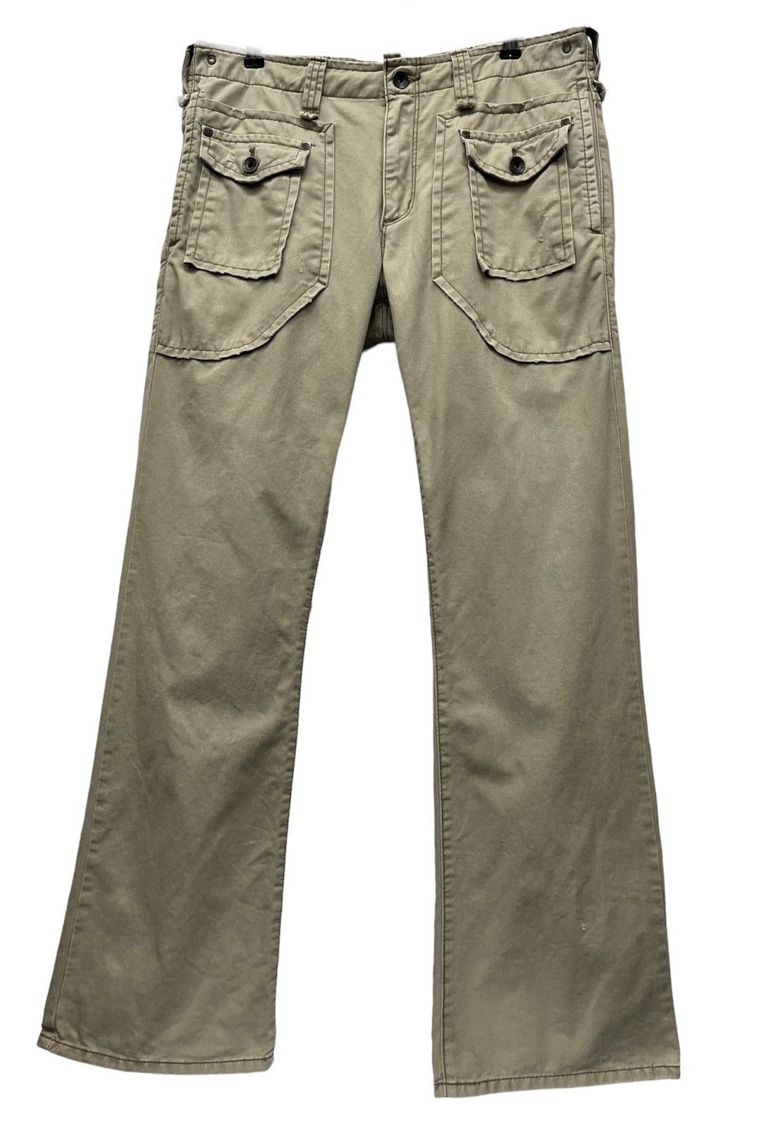 Real Japan Blues Vintage 505 Khaki Bush Pants Flare Inspired by Undercover Size US 32 / EU 48 - 2 Thumbnail