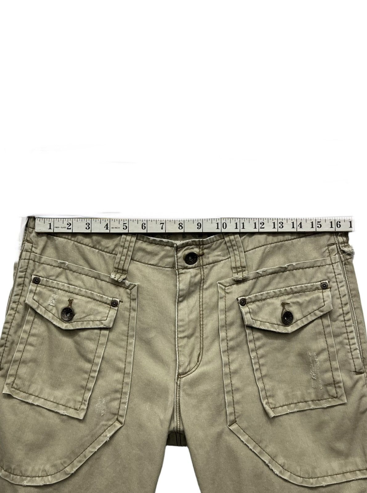 Real Japan Blues Vintage 505 Khaki Bush Pants Flare Inspired by Undercover Size US 32 / EU 48 - 11 Thumbnail