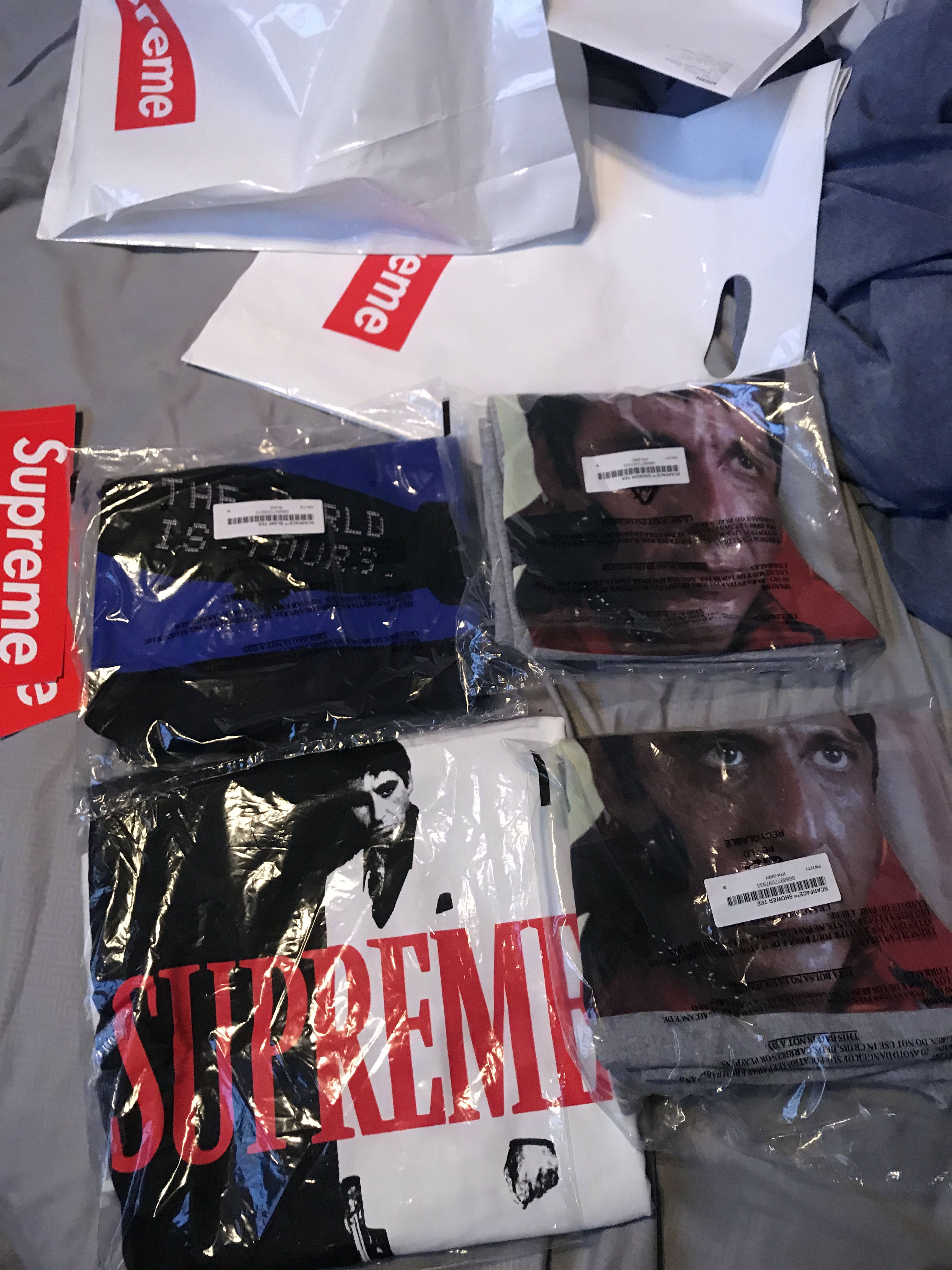 Supreme Scarface Shower Tee | Grailed