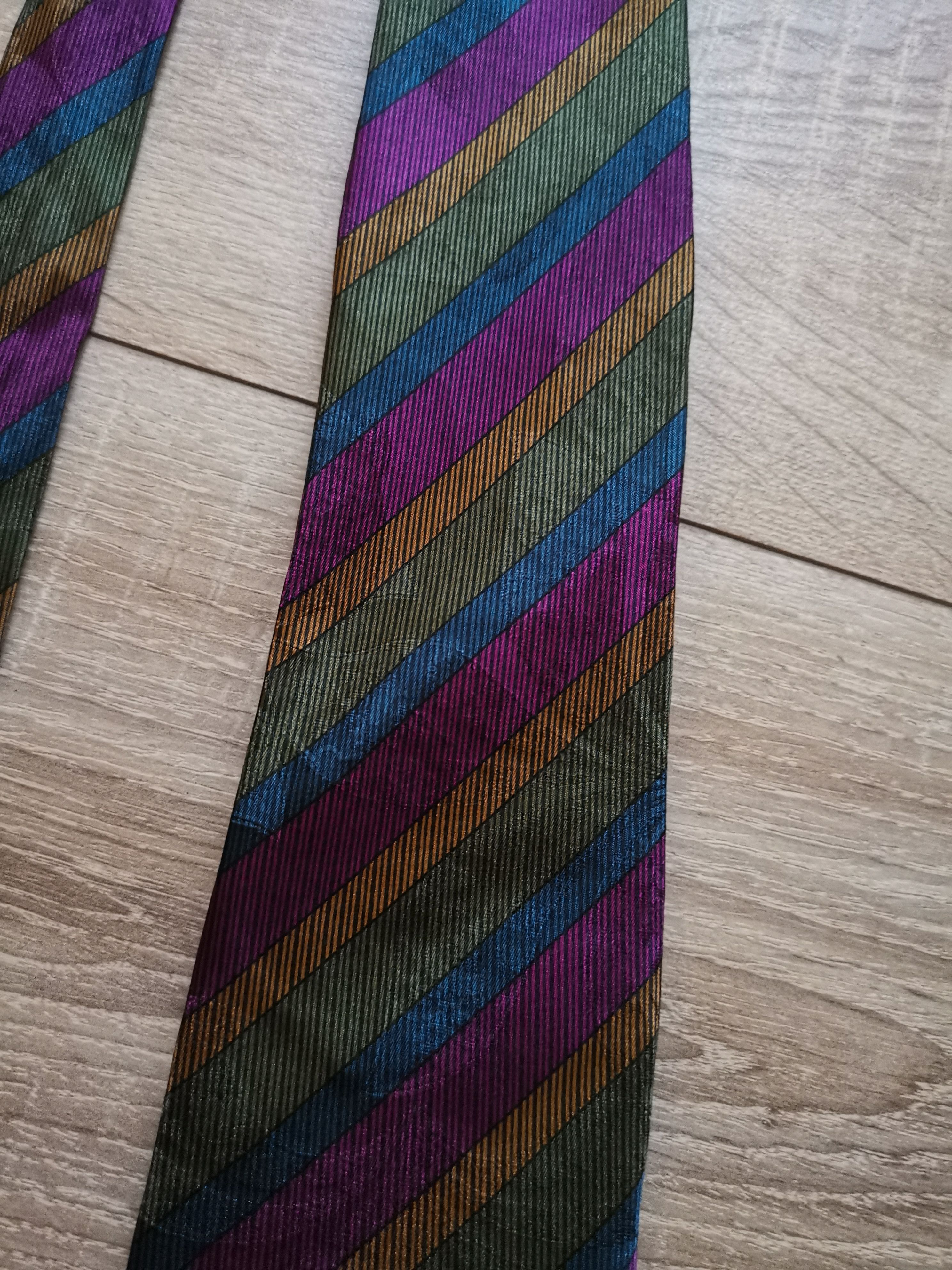 Stefano Ricci Vintage Stefano ricci striped Abstract Classic Silk Tie Size ONE SIZE - 4 Thumbnail