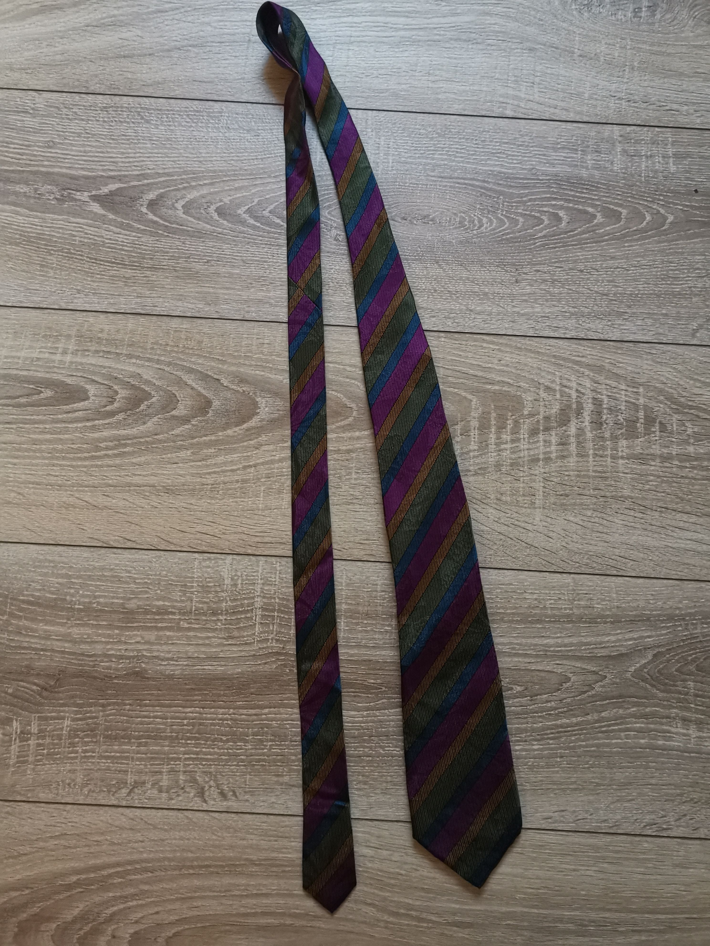 Stefano Ricci Vintage Stefano ricci striped Abstract Classic Silk Tie Size ONE SIZE - 2 Thumbnail