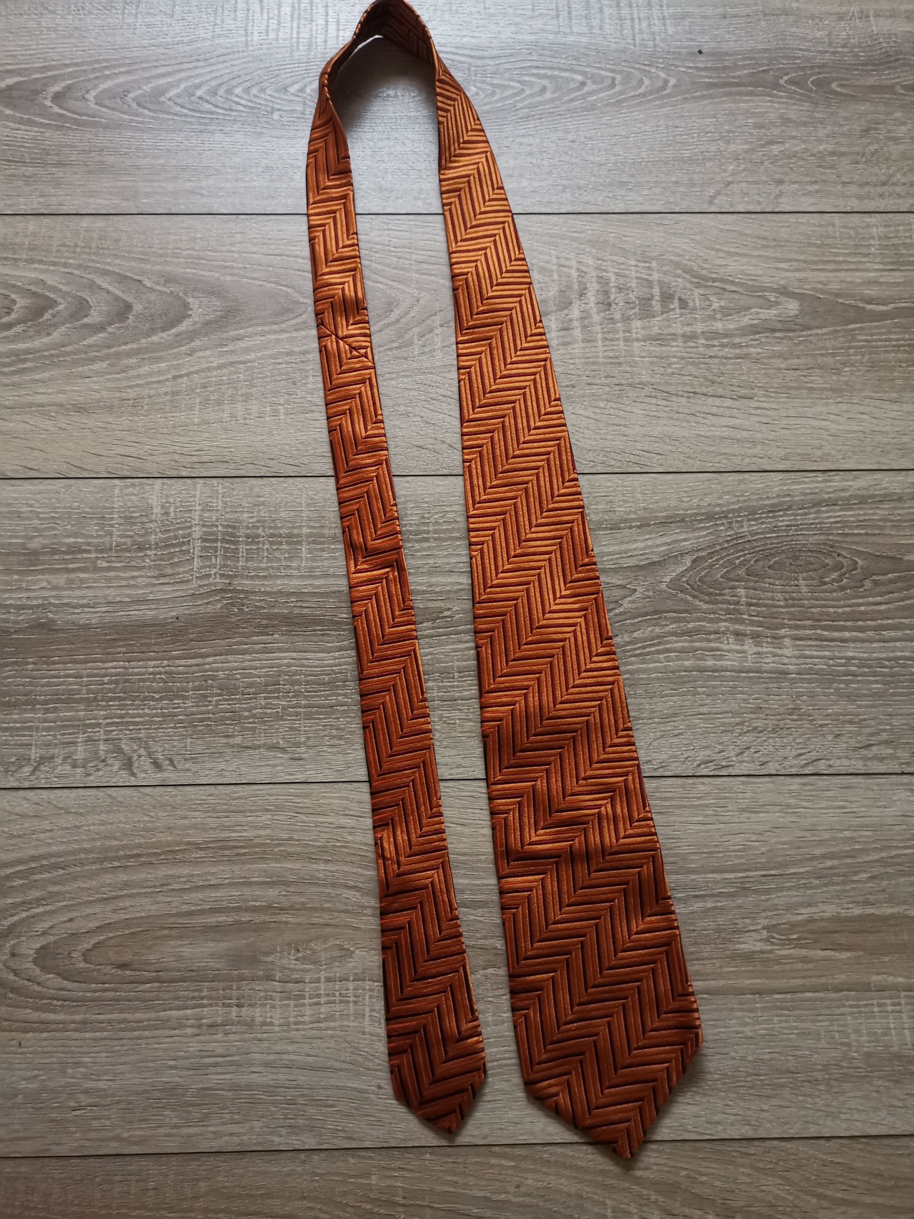 Corneliani Corneliani cravatte luxury silk orange tie Size ONE SIZE - 2 Thumbnail