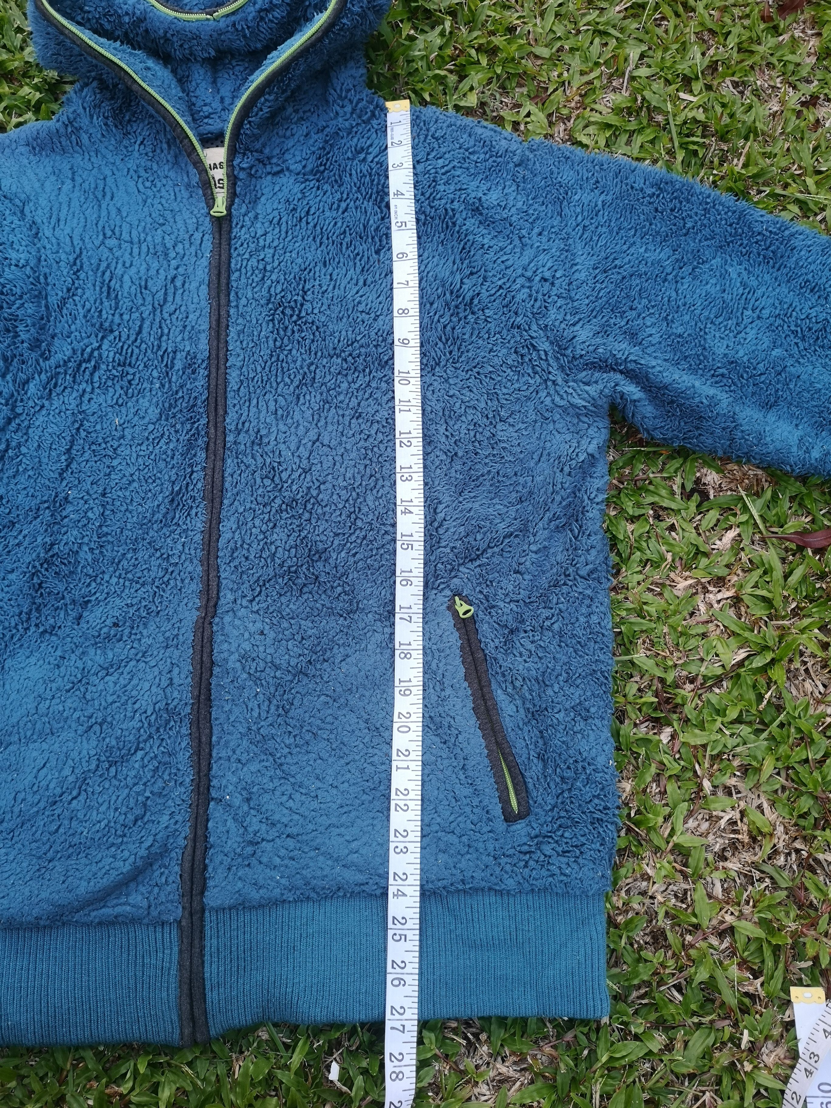 Designer × Japanese Brand × Vintage 🔥Alphasophy Faux Fur Fleece Zipper Hoodie Size US L / EU 52-54 / 3 - 15 Thumbnail
