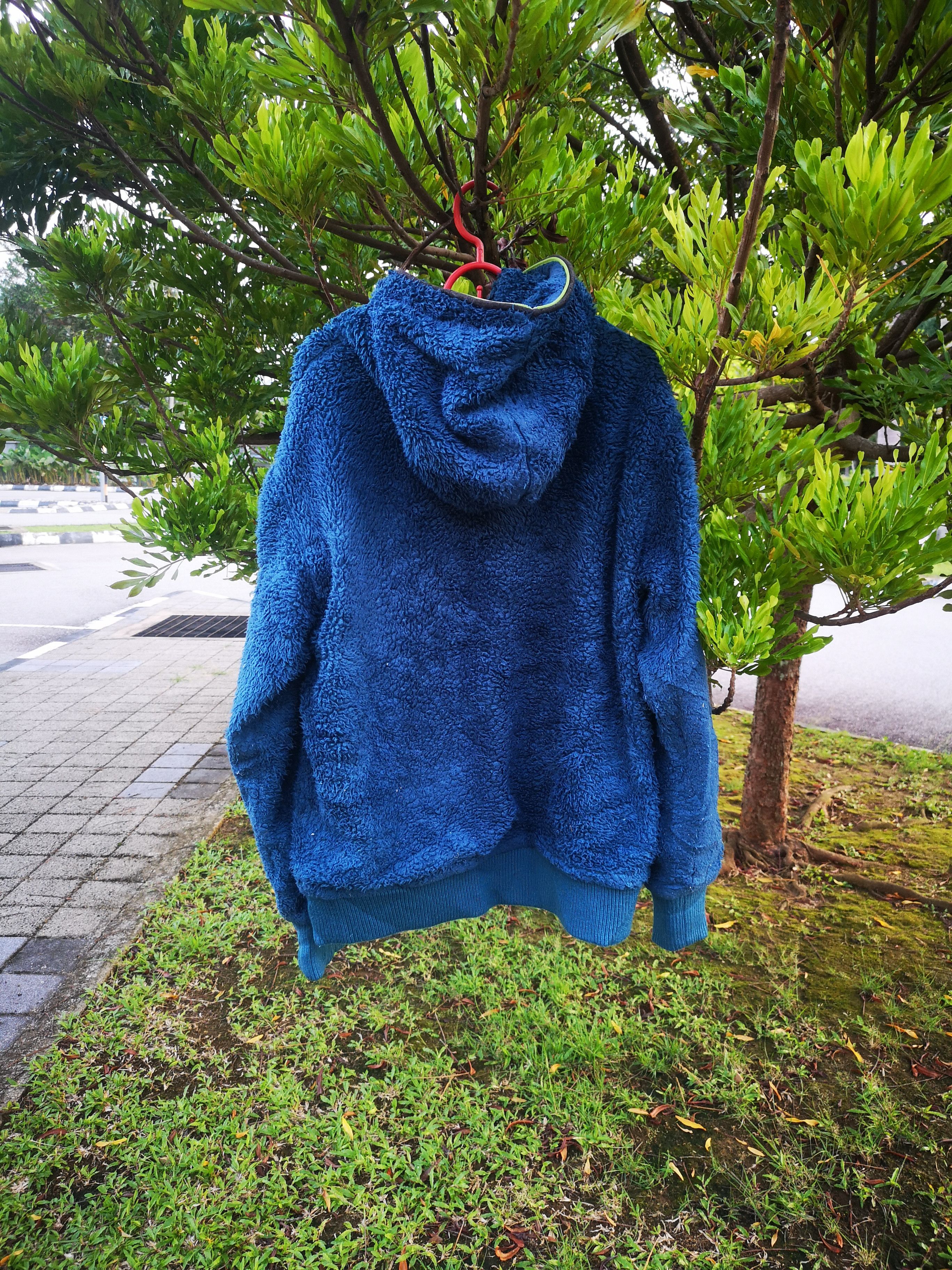 Designer × Japanese Brand × Vintage 🔥Alphasophy Faux Fur Fleece Zipper Hoodie Size US L / EU 52-54 / 3 - 2 Thumbnail