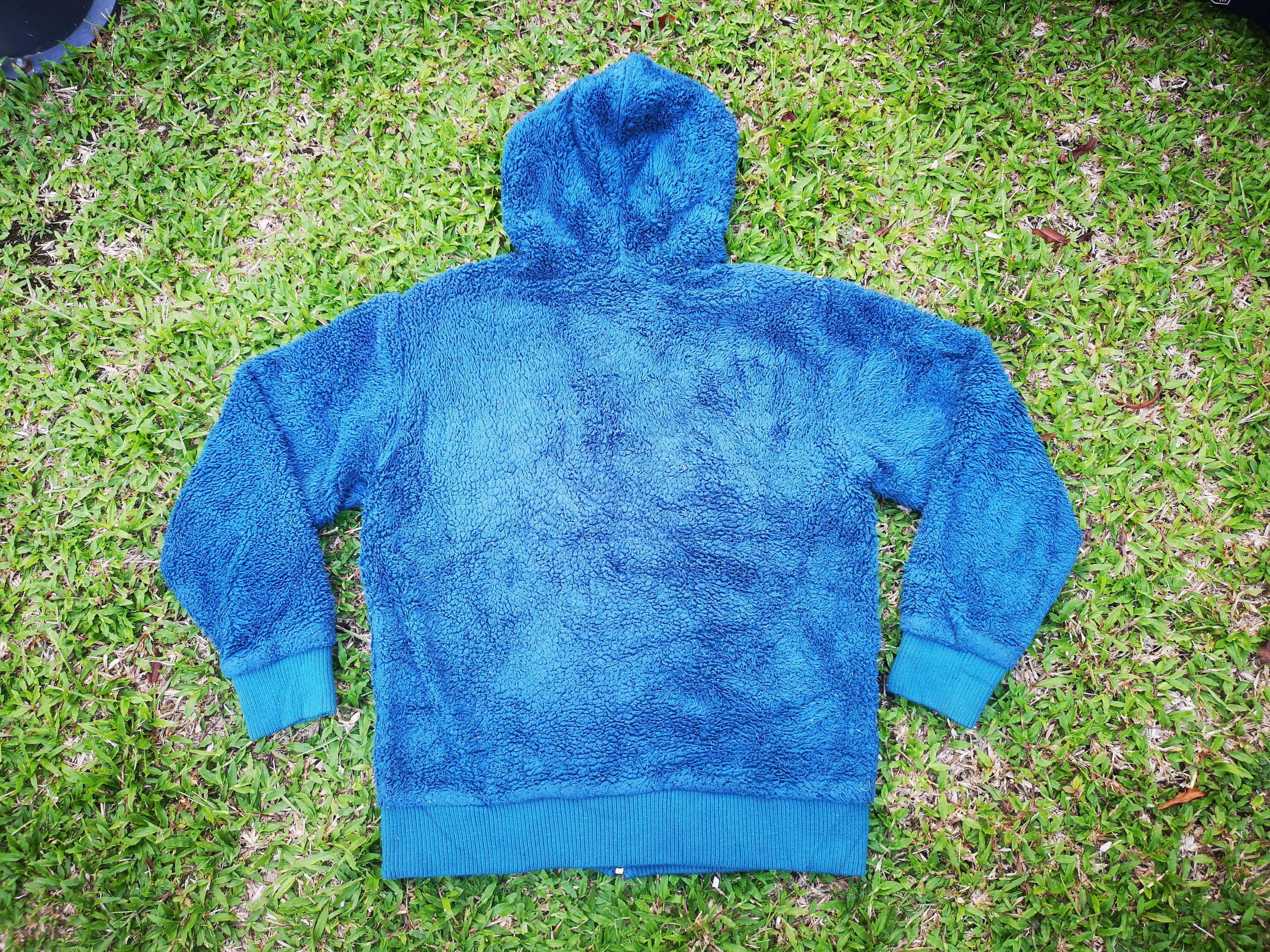 Designer × Japanese Brand × Vintage 🔥Alphasophy Faux Fur Fleece Zipper Hoodie Size US L / EU 52-54 / 3 - 4 Thumbnail