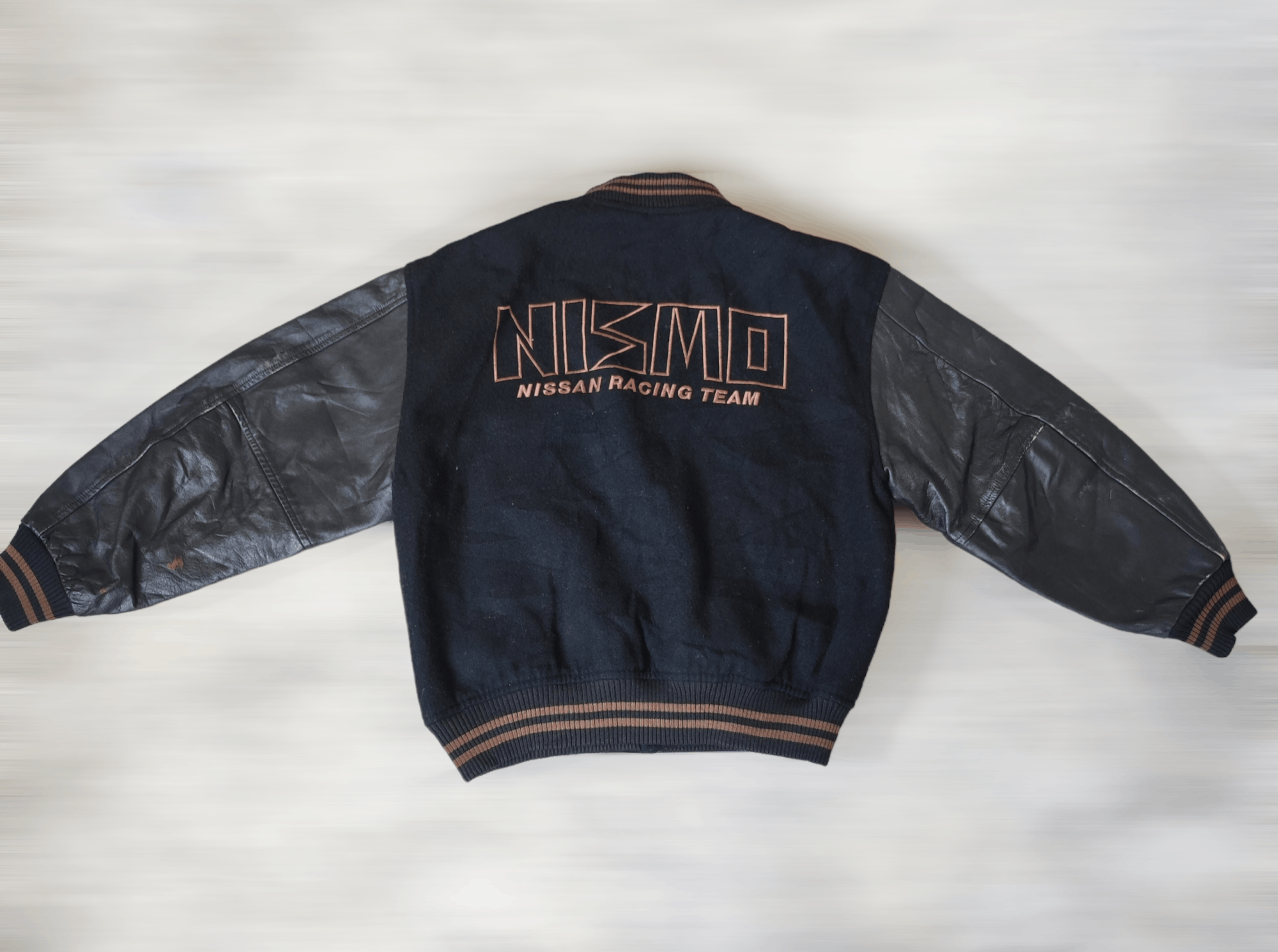 NISSAN NISMO RACING TEAM WOOL LEATHER VARSITY LETTERMAN