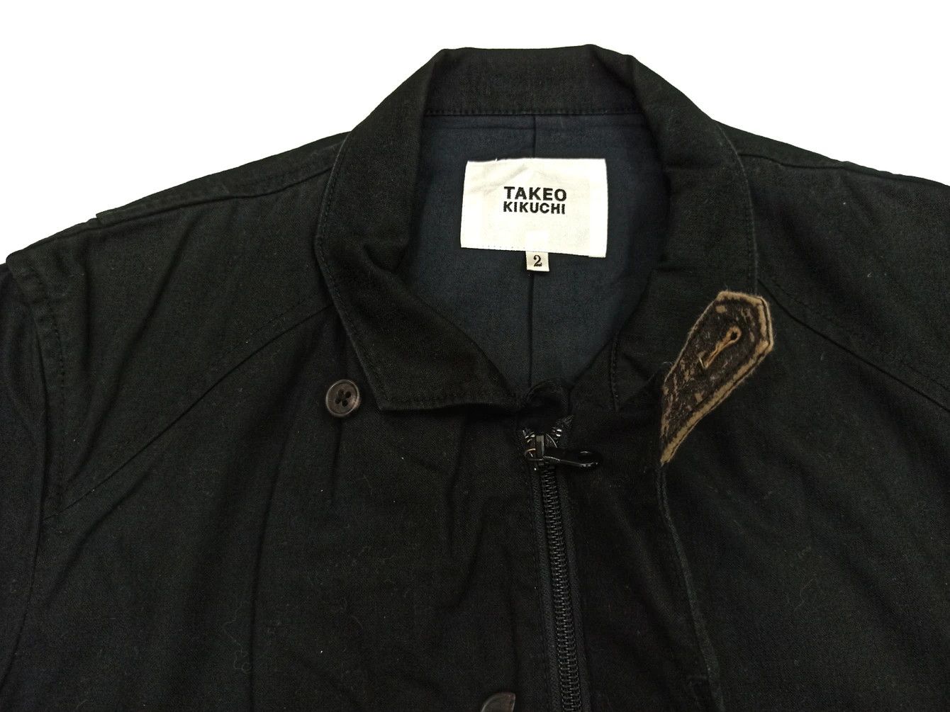 Japanese Brand × Takeo Kikuchi Takeo Kikuchi Black Jacket Size US S / EU 44-46 / 1 - 4 Thumbnail