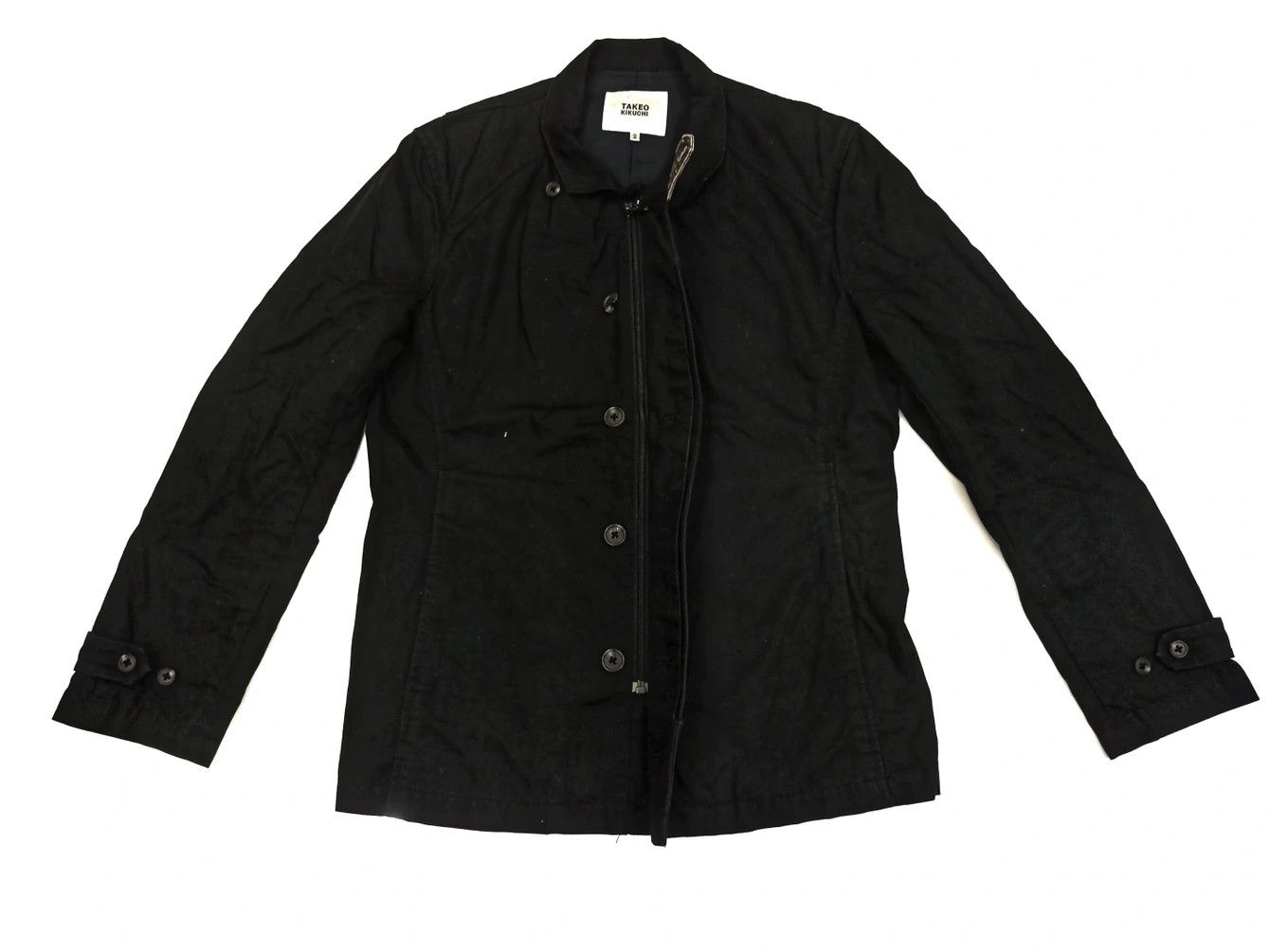 Japanese Brand × Takeo Kikuchi Takeo Kikuchi Black Jacket Size US S / EU 44-46 / 1 - 1 Thumbnail