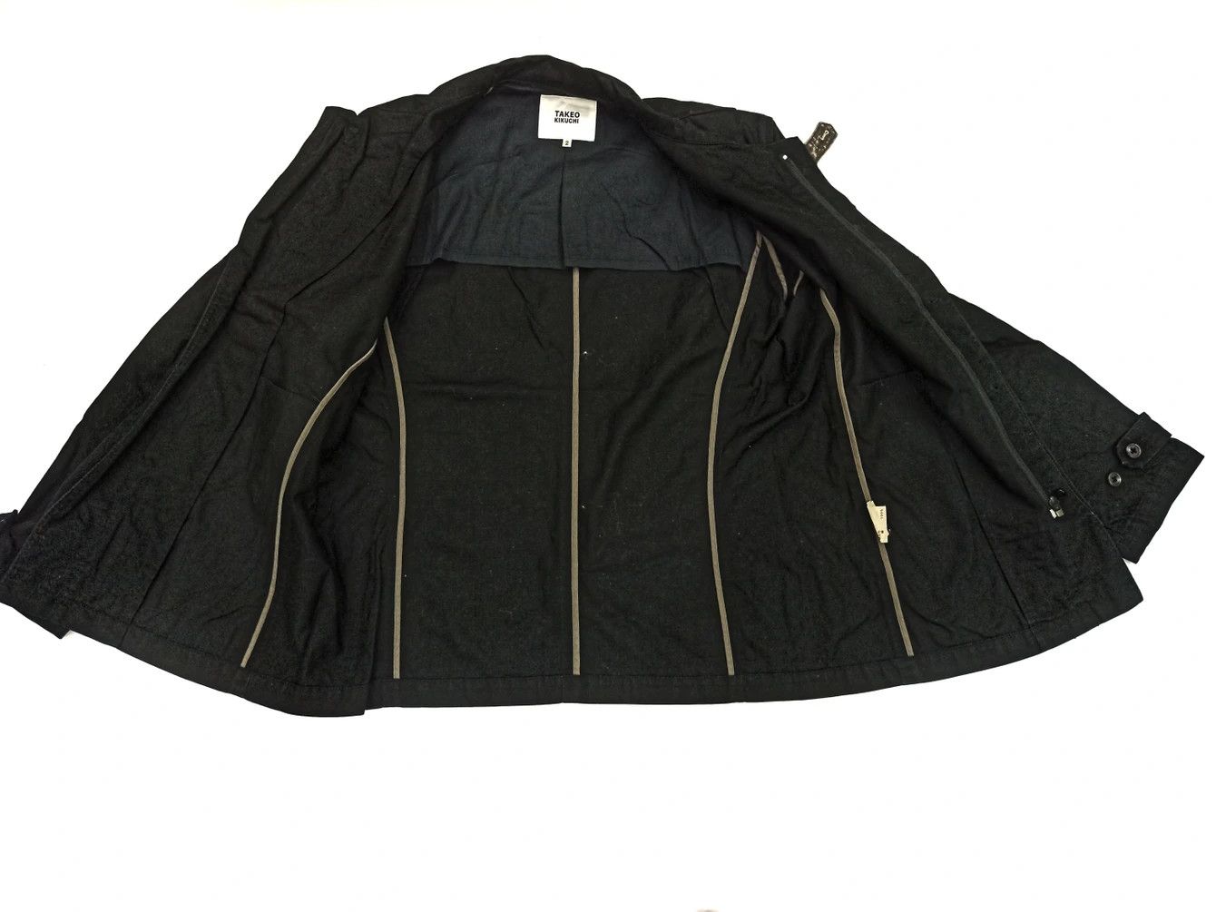 Japanese Brand × Takeo Kikuchi Takeo Kikuchi Black Jacket Size US S / EU 44-46 / 1 - 8 Thumbnail