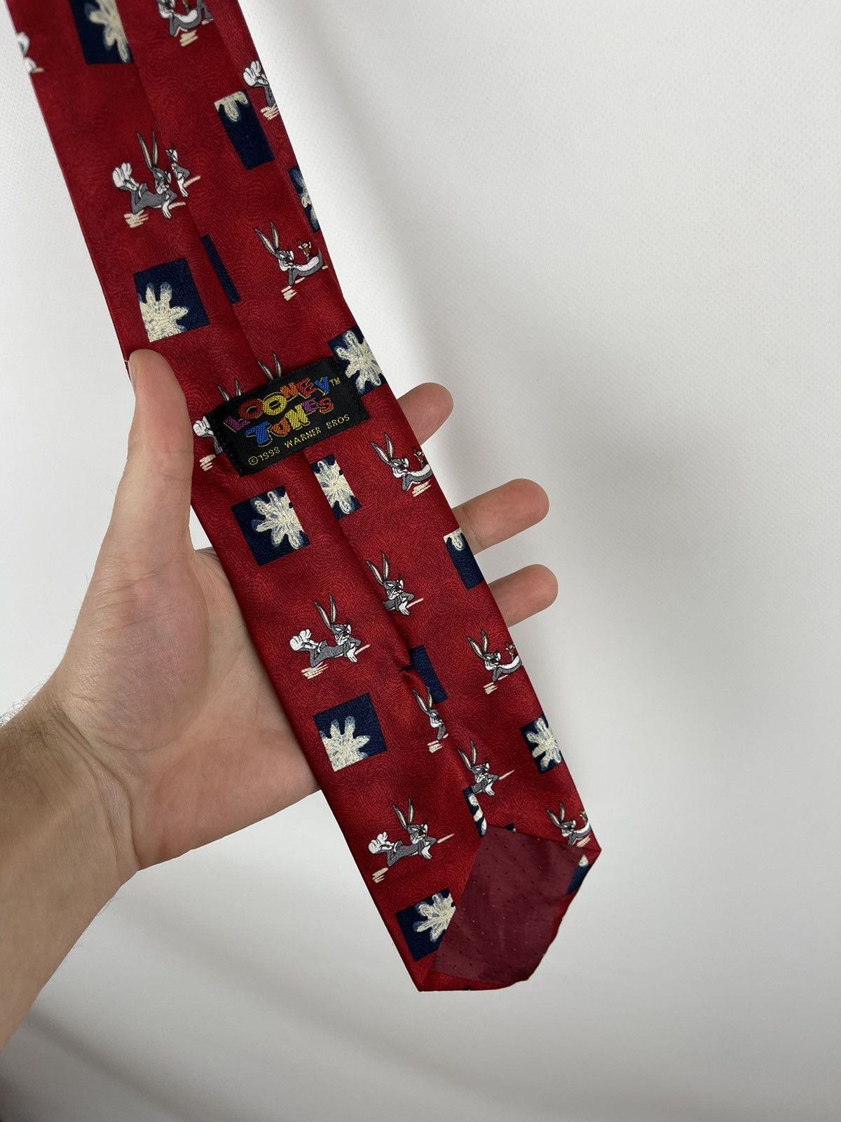 Vintage Looney Tunes 1998 vintage Warner bros multi print tie Size ONE SIZE - 4 Thumbnail
