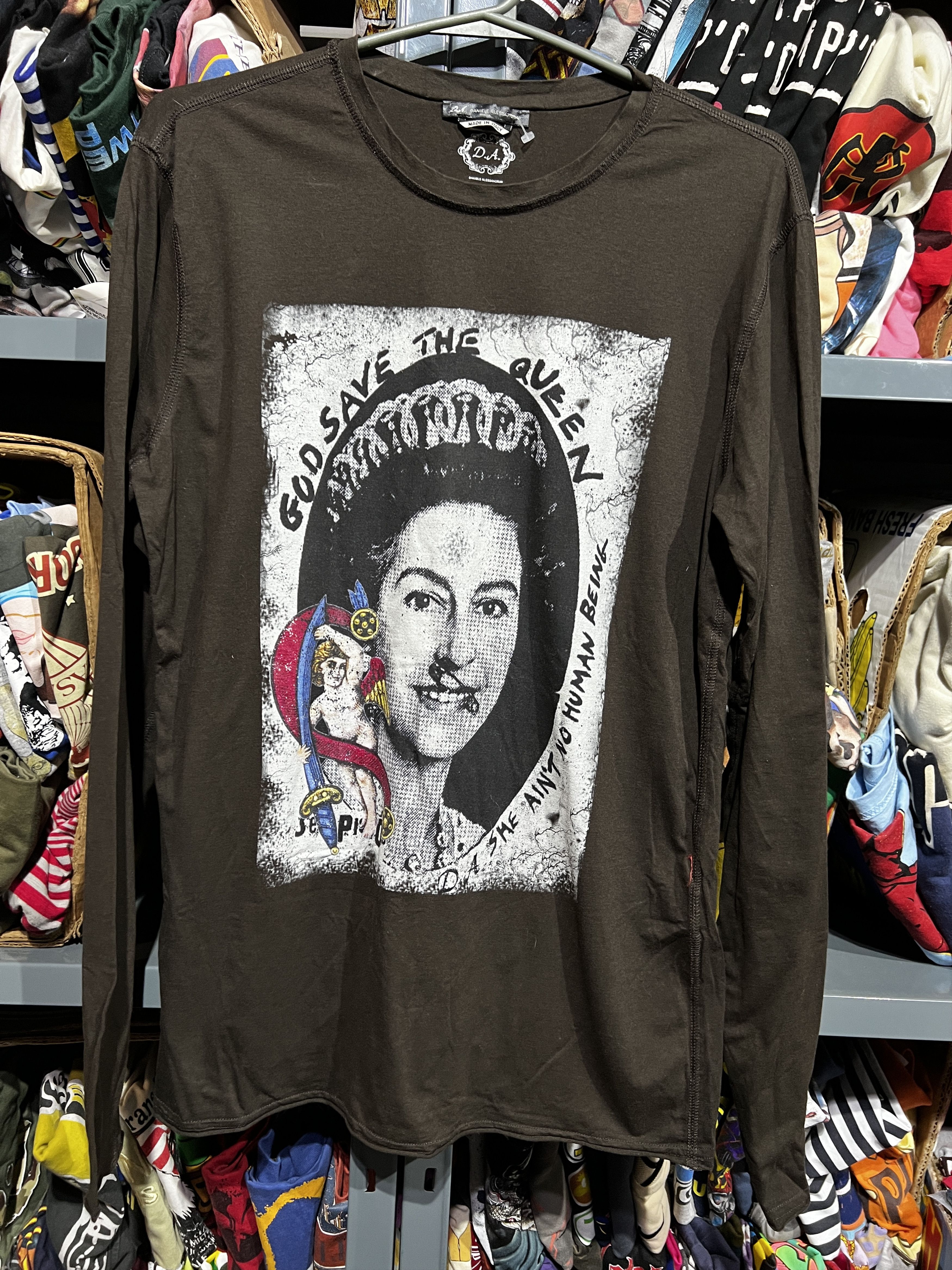 god save the queen Daniele Alessandrini Long Sleeve Shirt