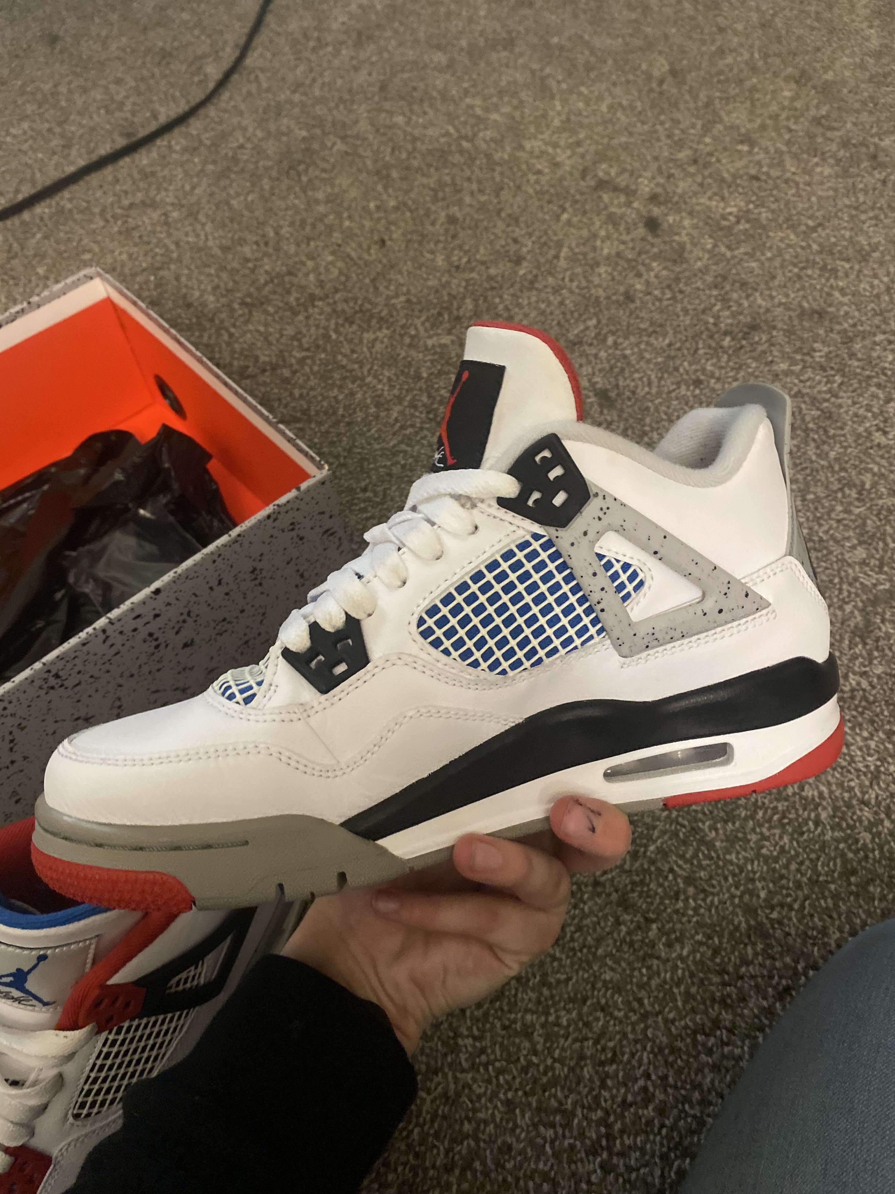 Jordan Brand Air Jordan 4 Retro SE GS ‘What the 4’ Size US 6.5 / EU 39-40 - 6 Thumbnail