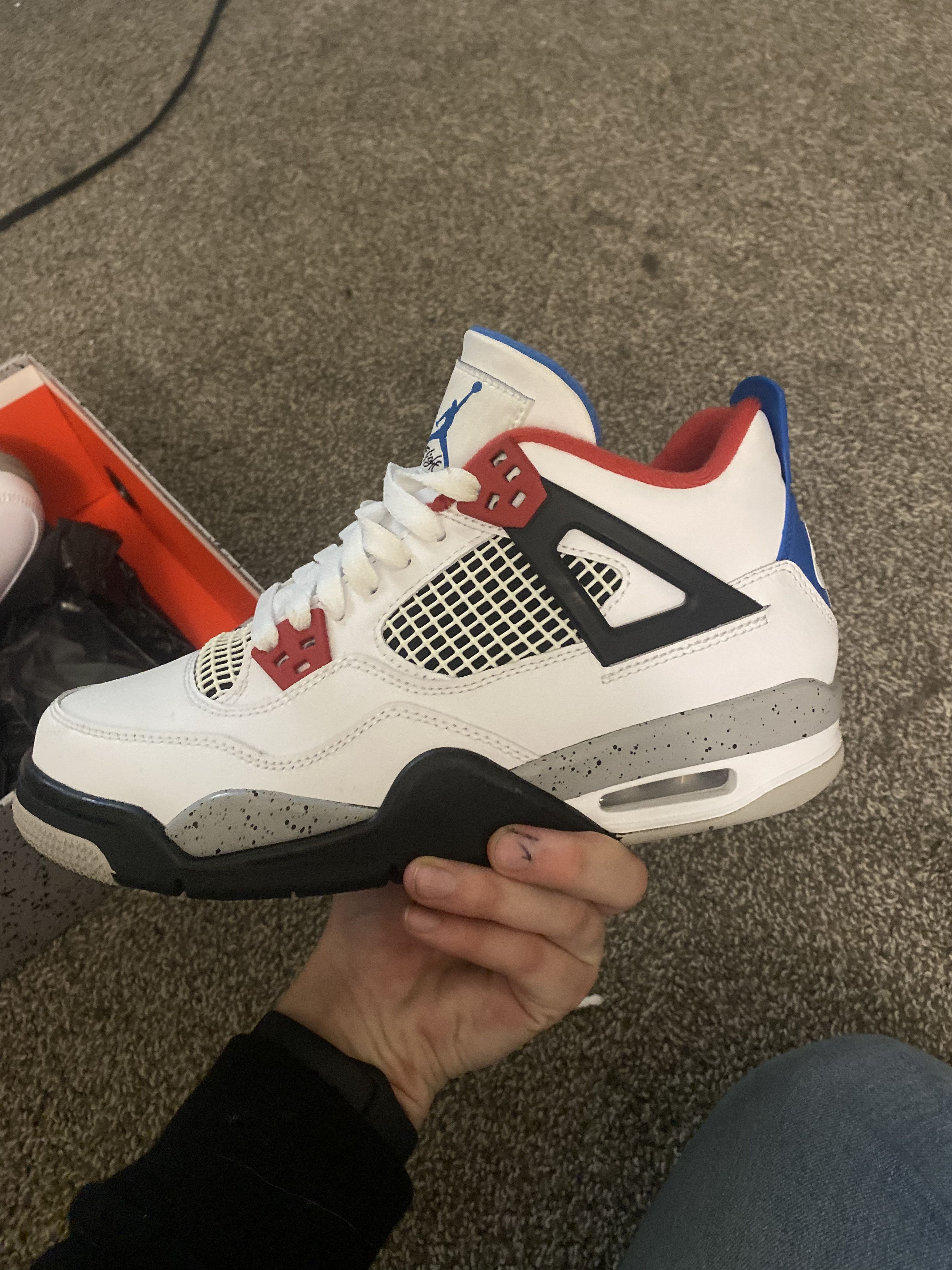 Jordan Brand Air Jordan 4 Retro SE GS ‘What the 4’ Size US 6.5 / EU 39-40 - 4 Thumbnail