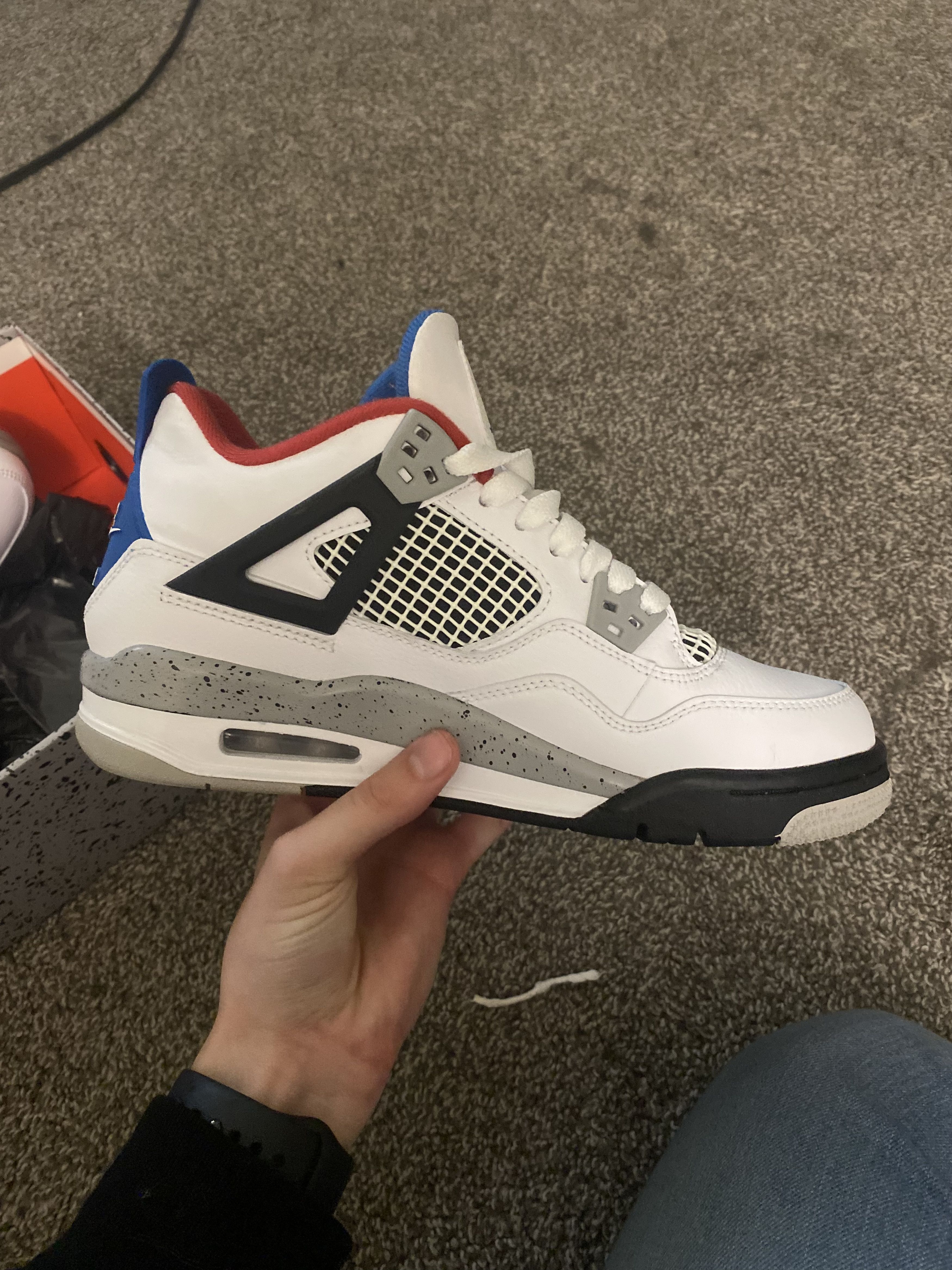 Jordan Brand Air Jordan 4 Retro SE GS ‘What the 4’ Size US 6.5 / EU 39-40 - 3 Thumbnail