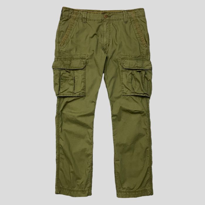 Levi's Levis Cargo Pants Military Faded Cotton 36x31 Army Green Grailed