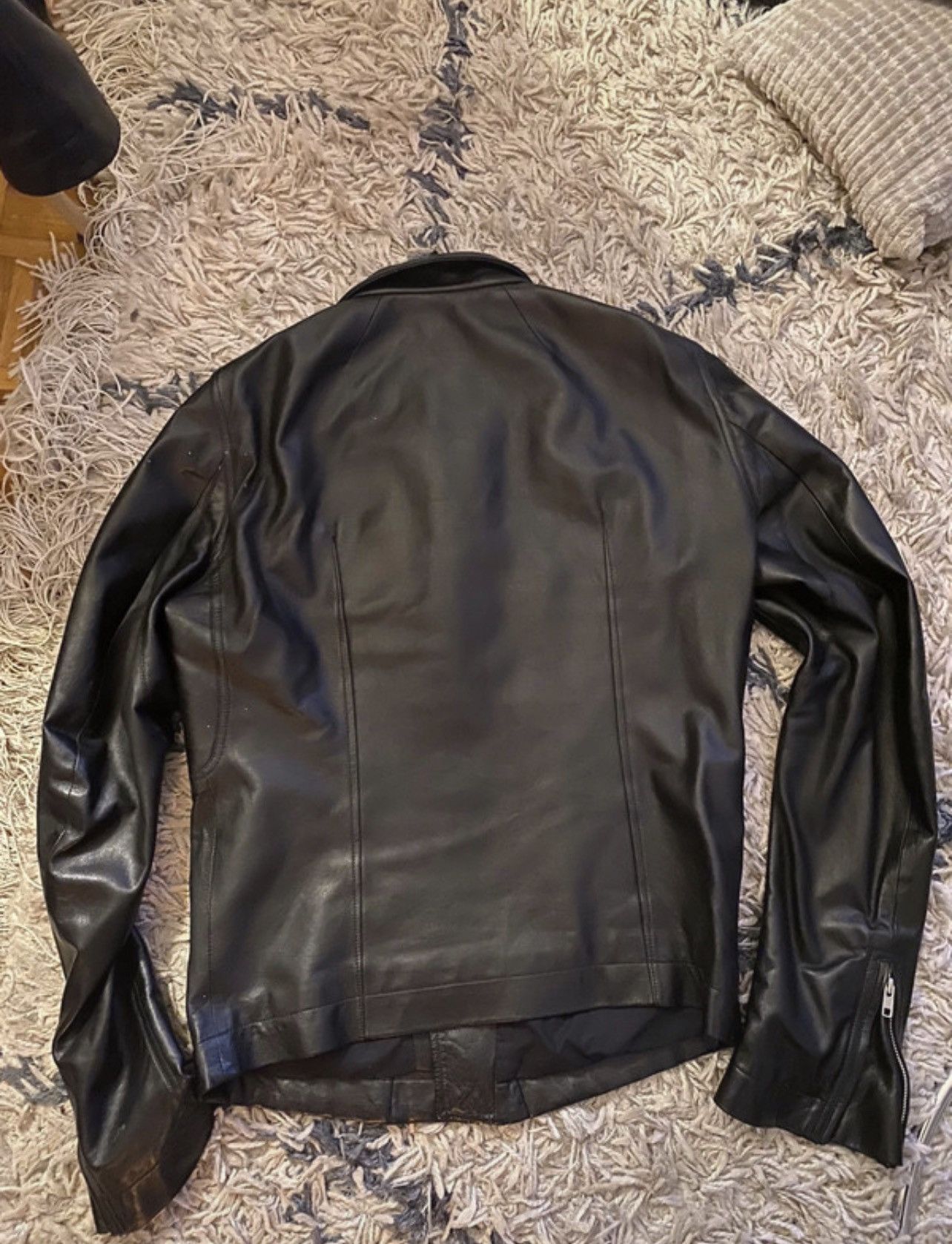 Rick Owens × Rick Owens Drkshdw Rick Owens Leather Jacket Size US L / EU 52-54 / 3 - 2 Thumbnail